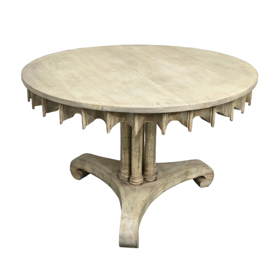 Round dining table