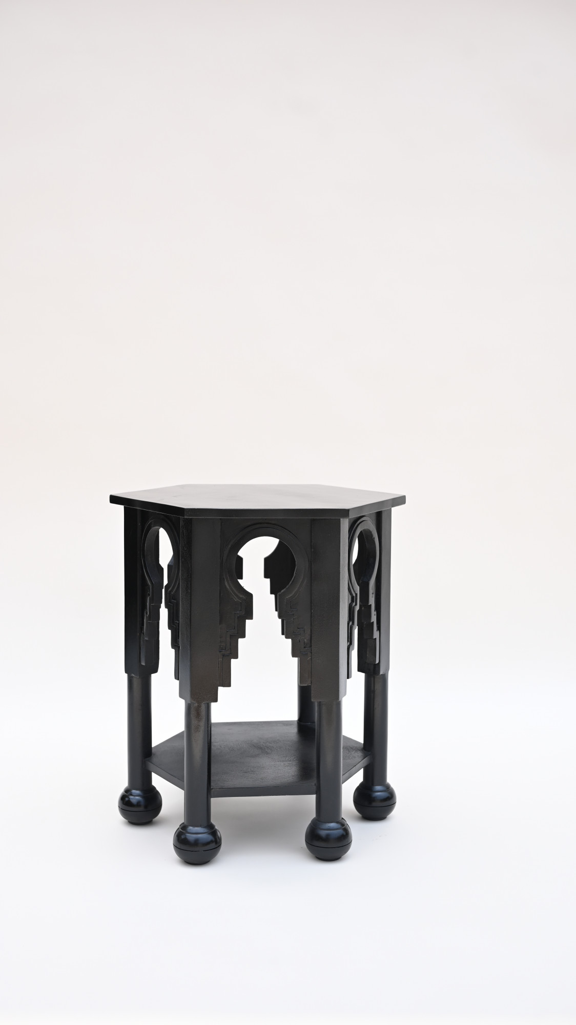Hexagonal accent table