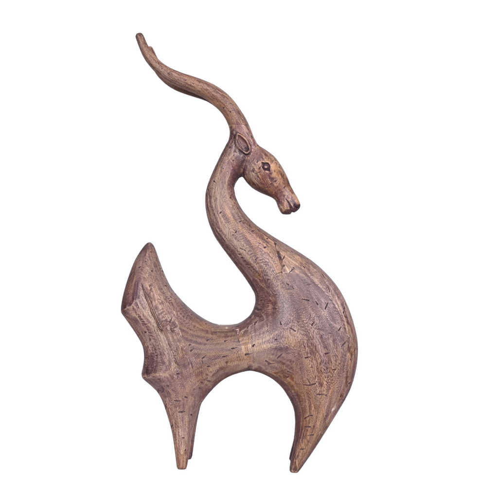 Wooden abstract figure- deer