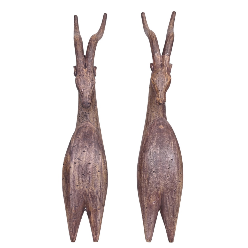 Wooden abstract figure- deer