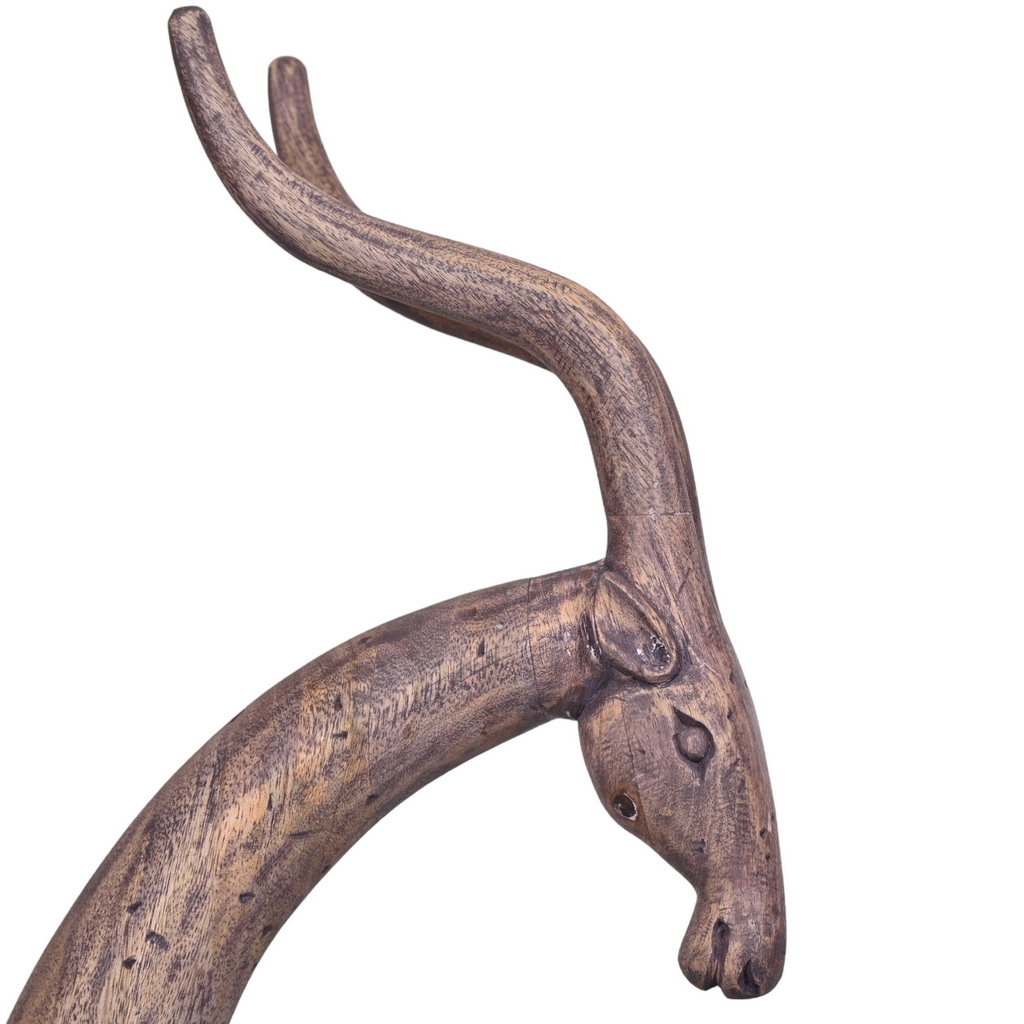 Wooden abstract figure- deer