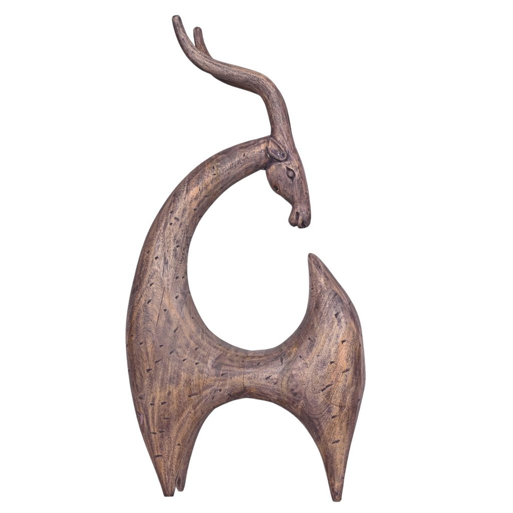 Wooden abstract figure- deer