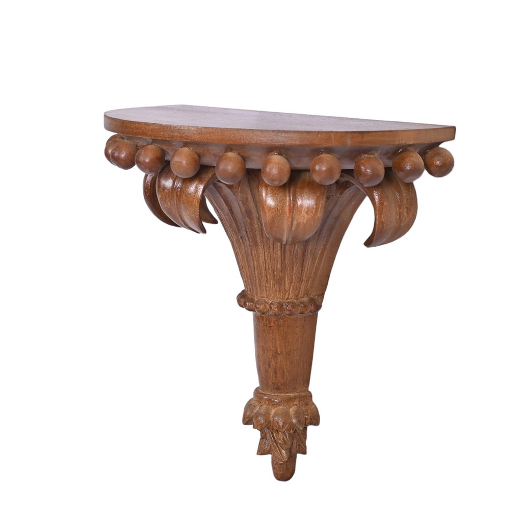 Wooden wall bracket