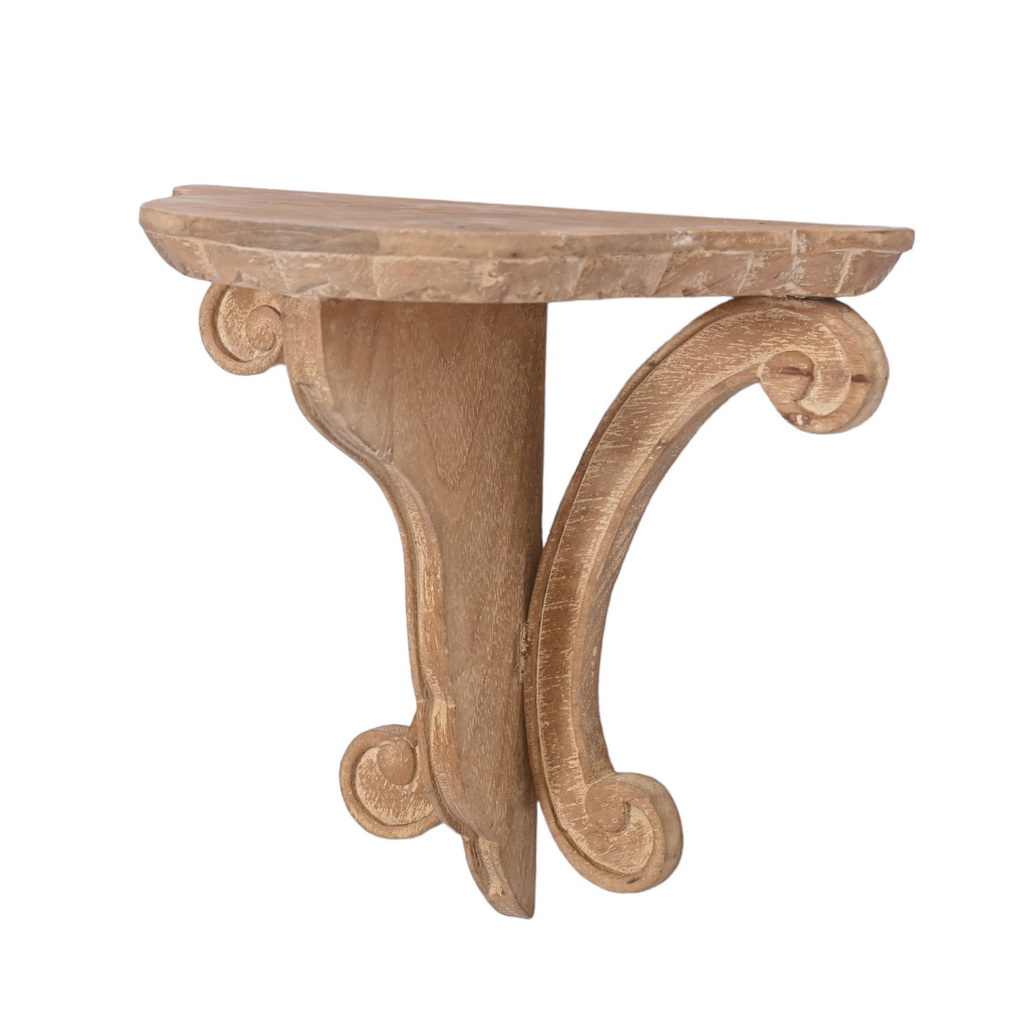 Wooden Gustavian wall bracket