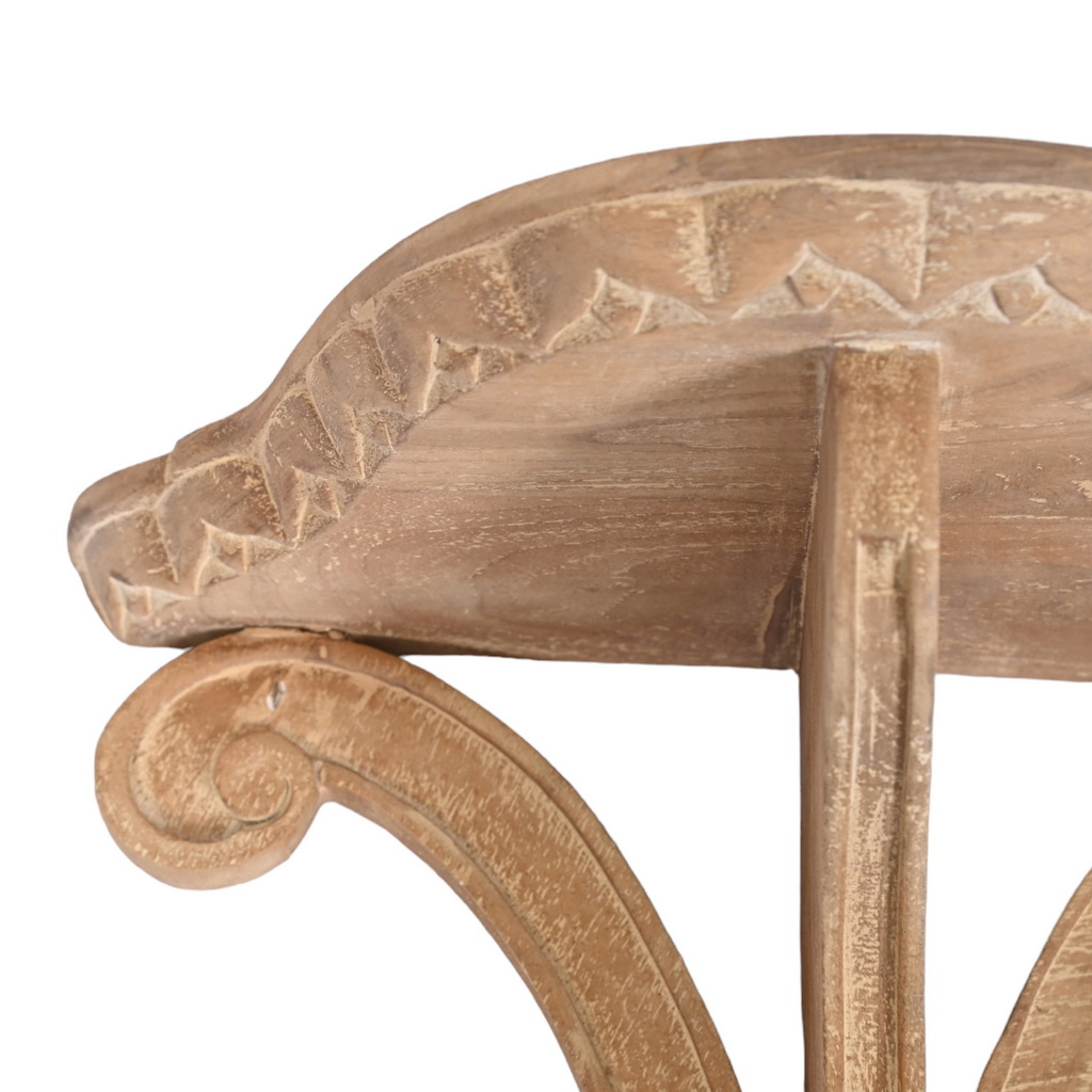 Wooden Gustavian wall bracket