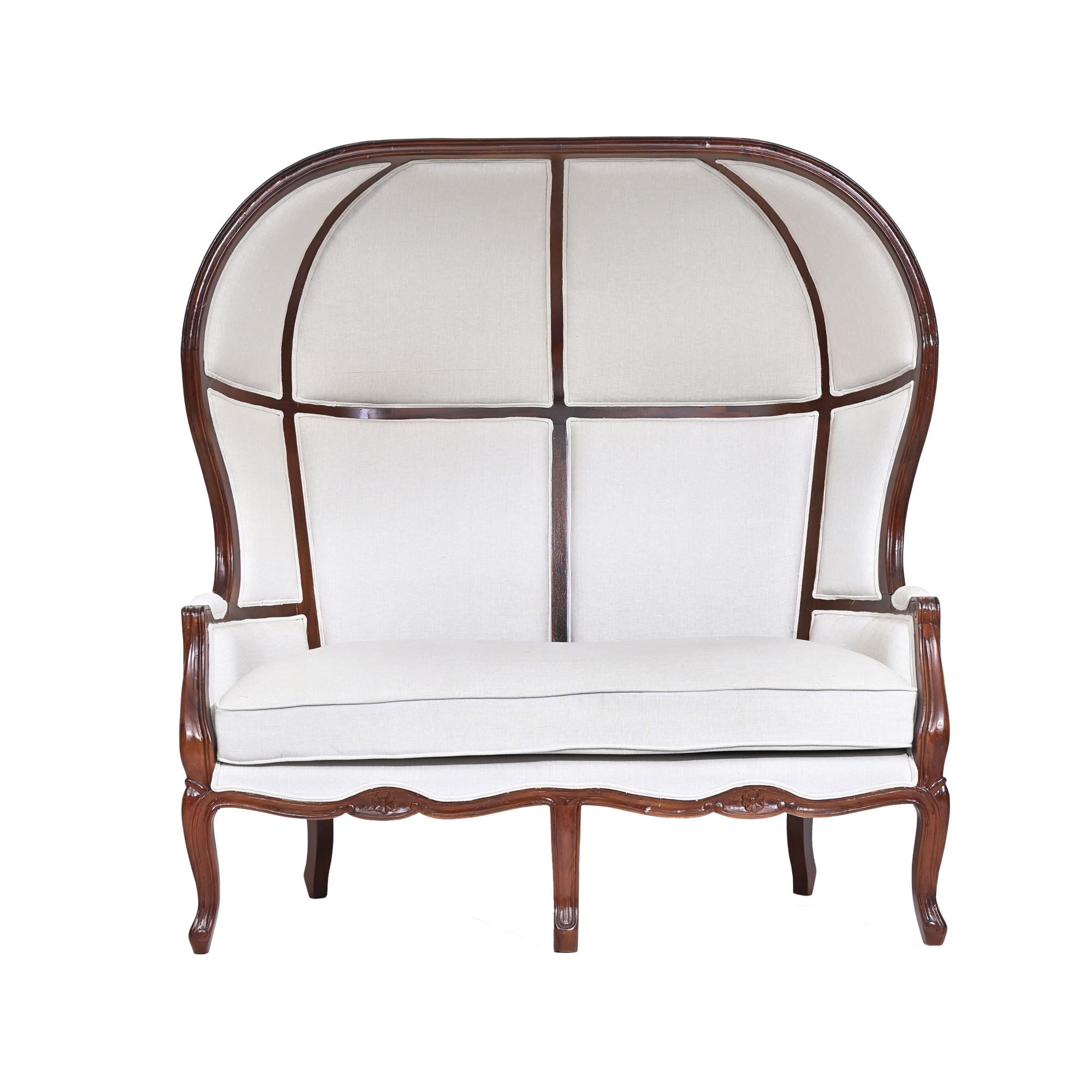 Canopy-Back Settee
