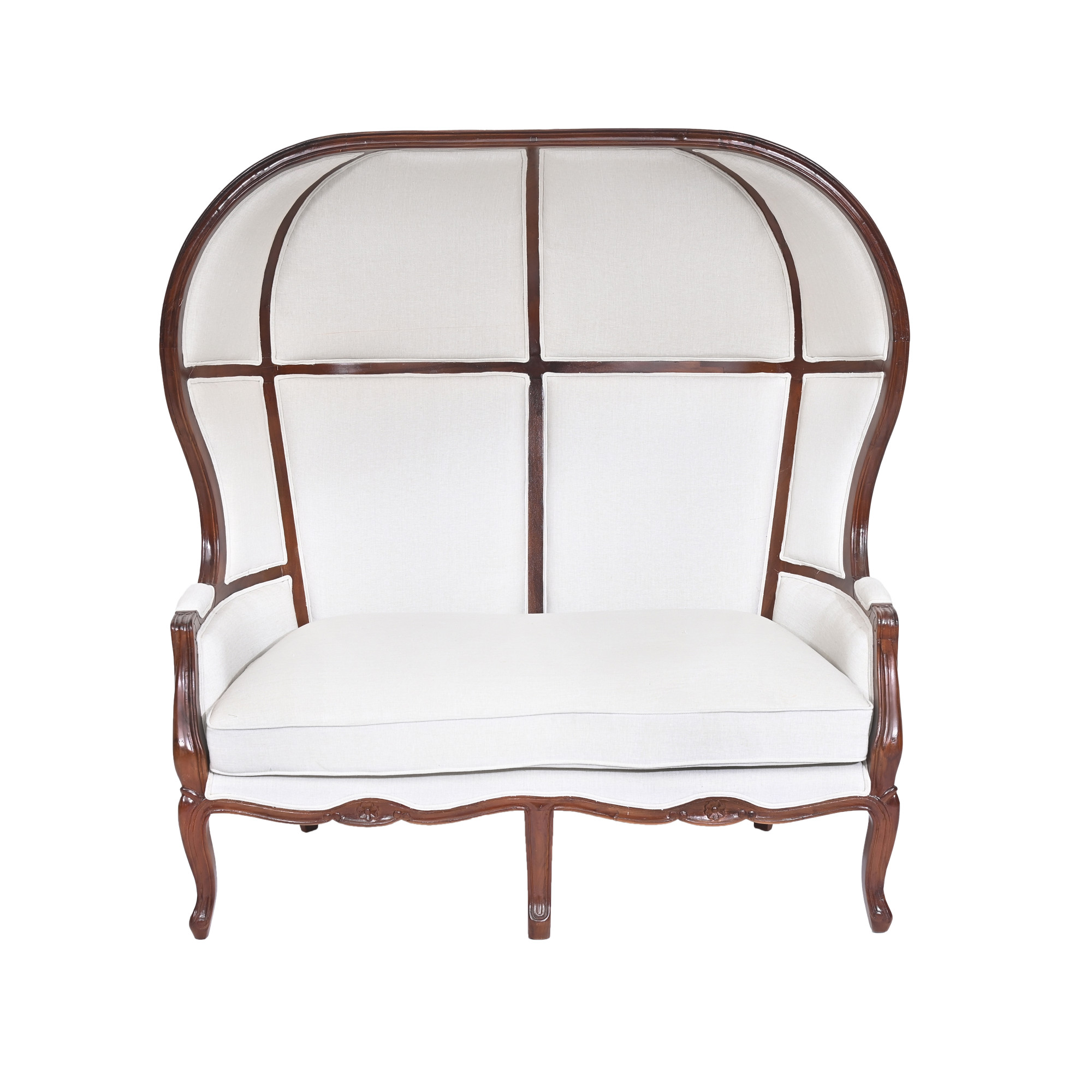 Canopy-Back Settee