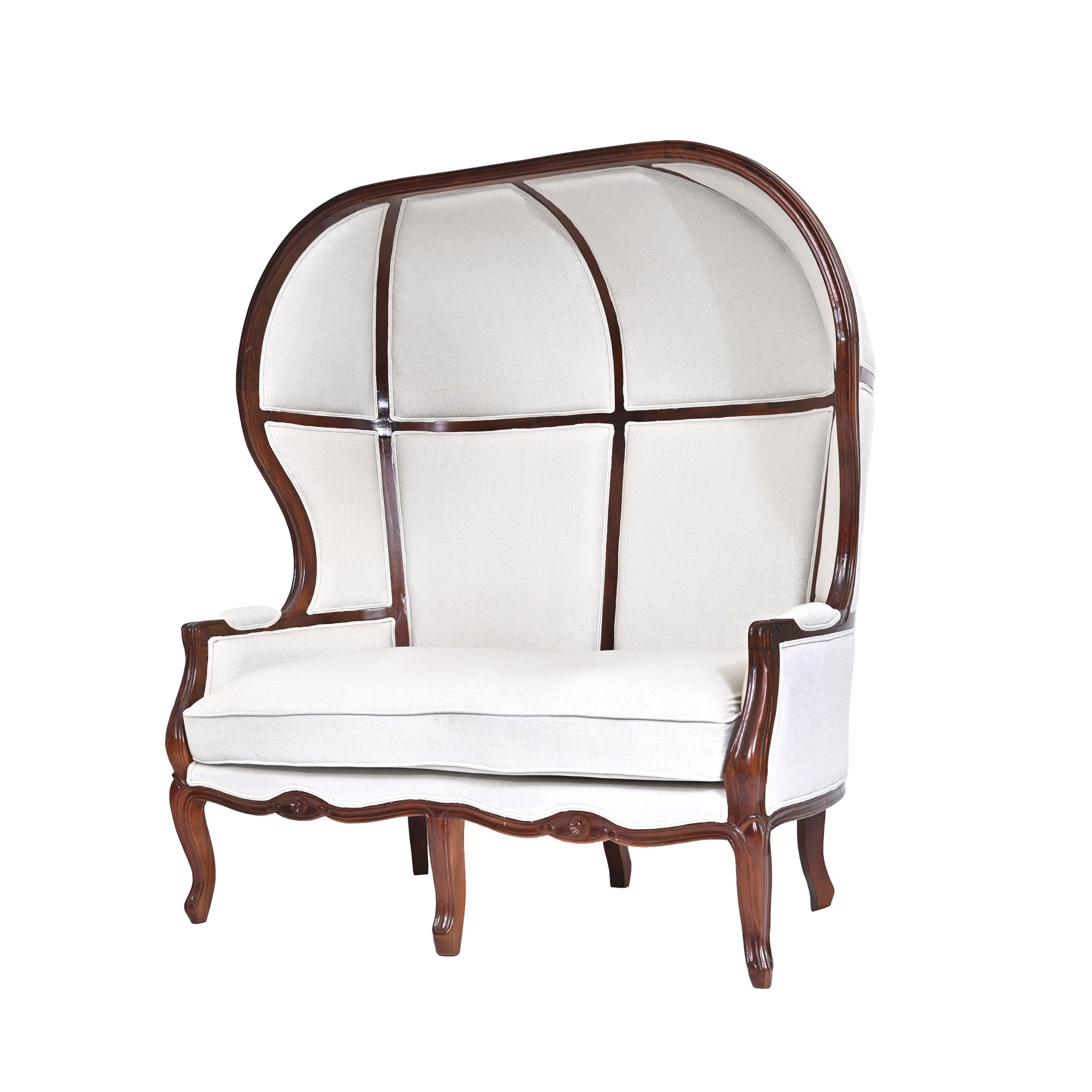 Canopy-Back Settee