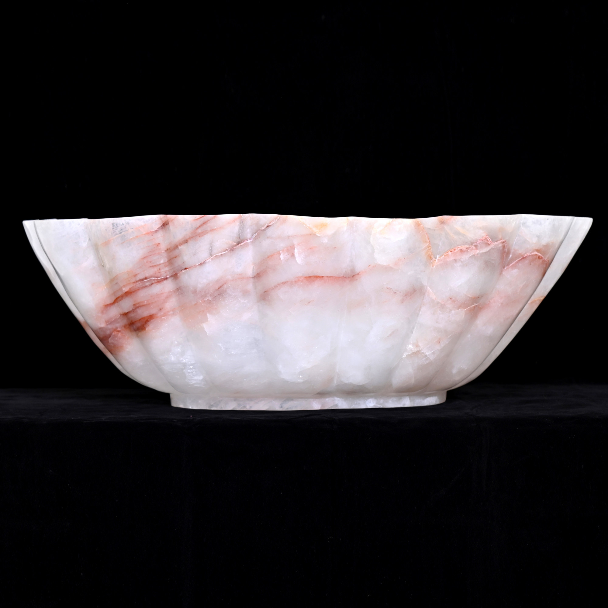 Rock crystal bowl