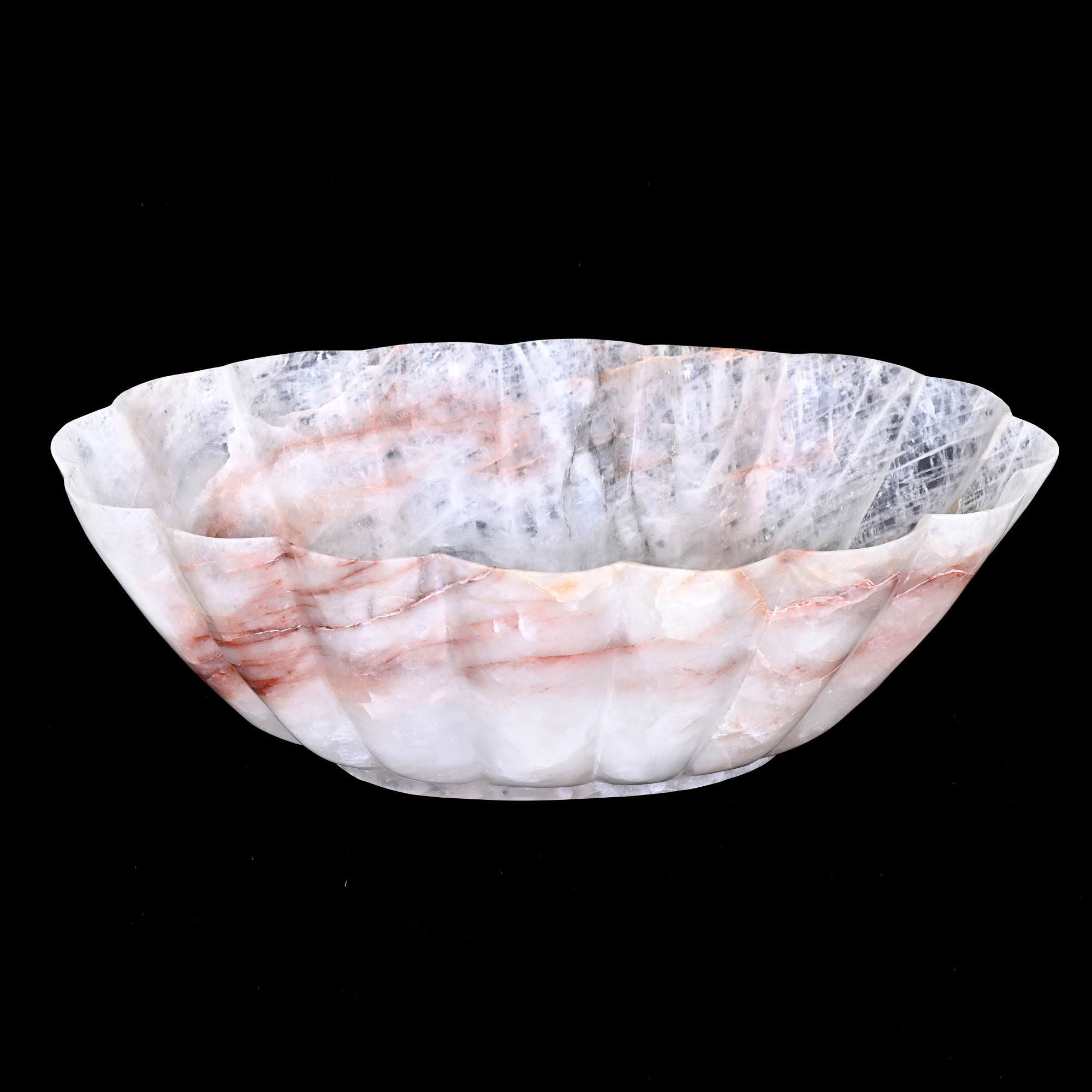 Rock crystal bowl