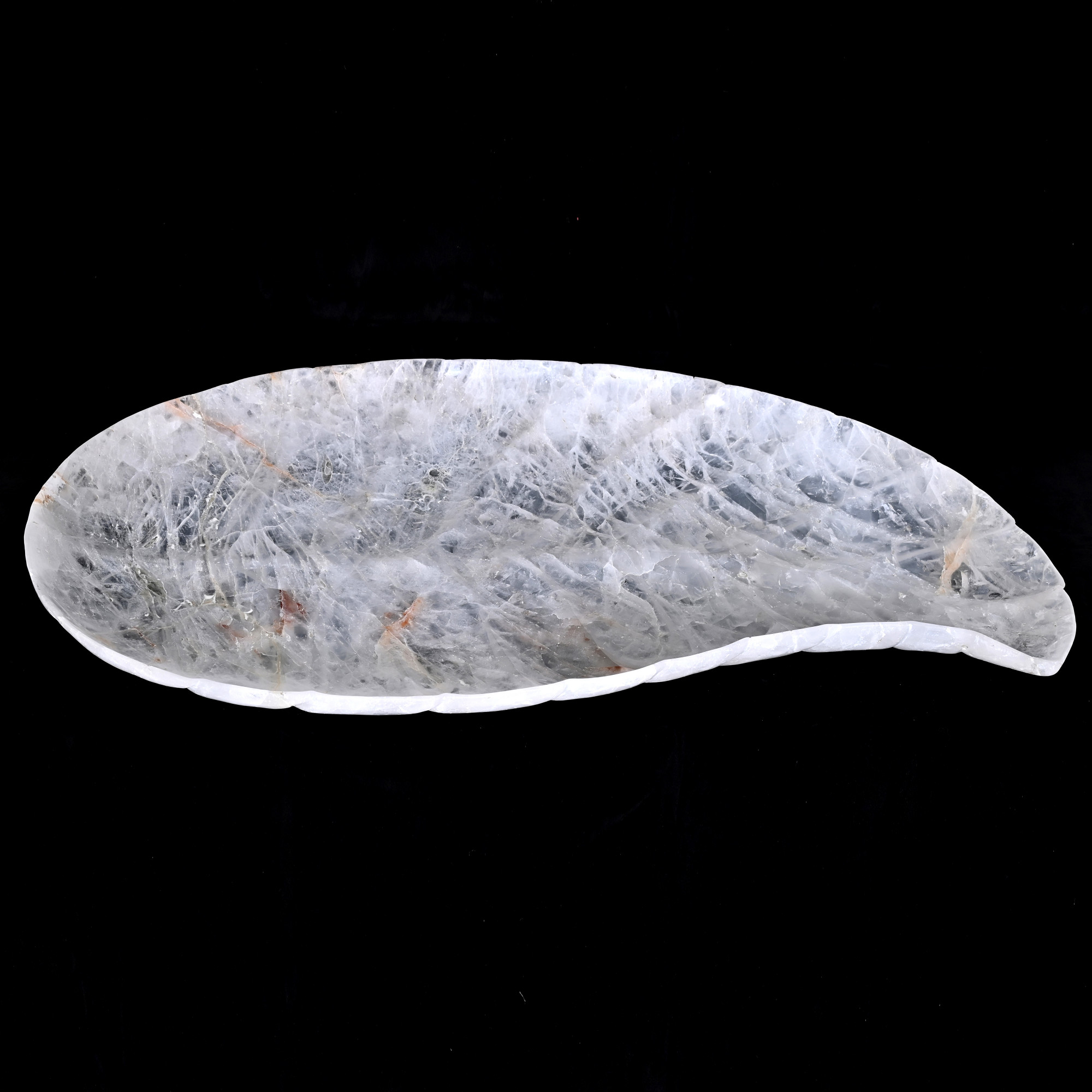 Rock crystal bowl