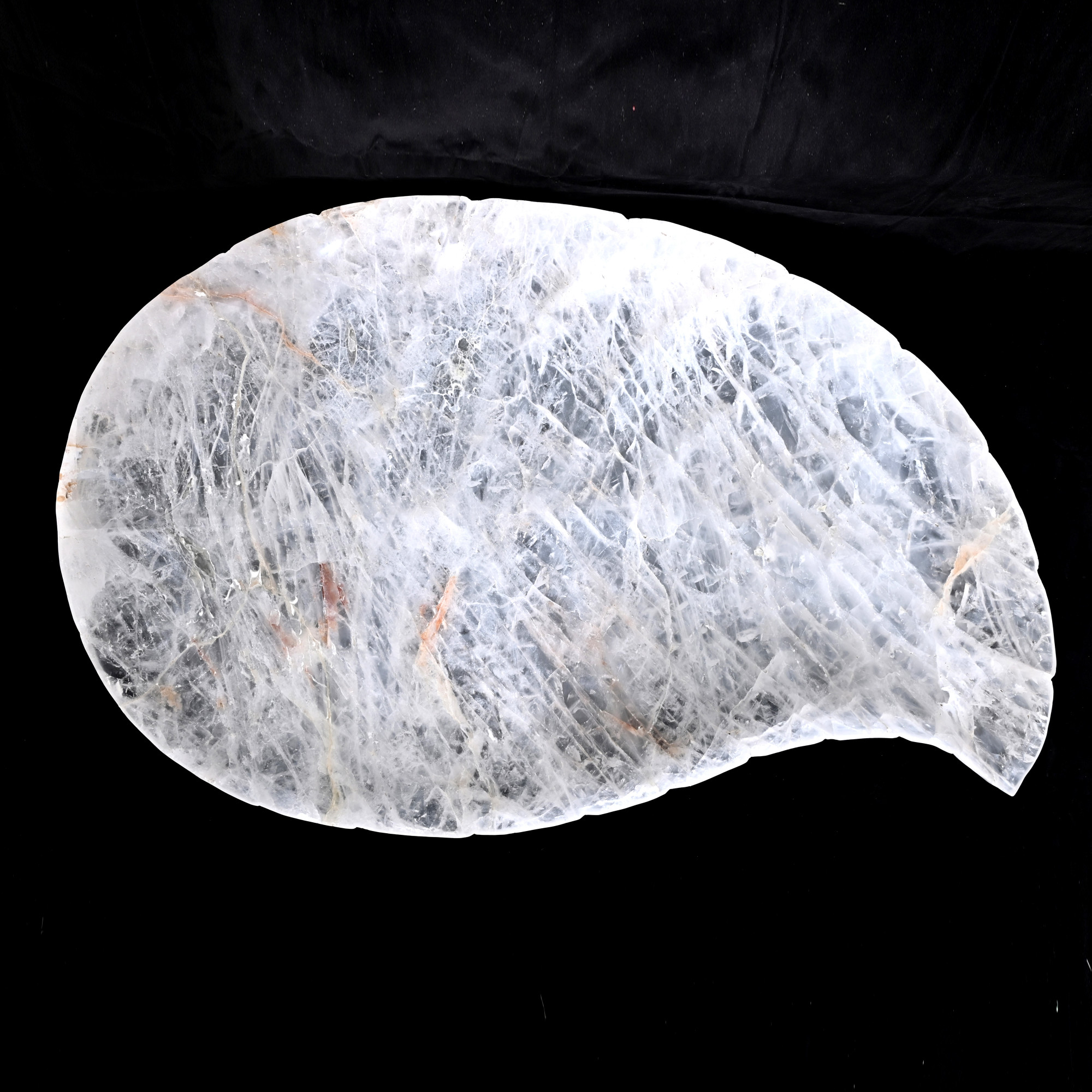 Rock crystal bowl