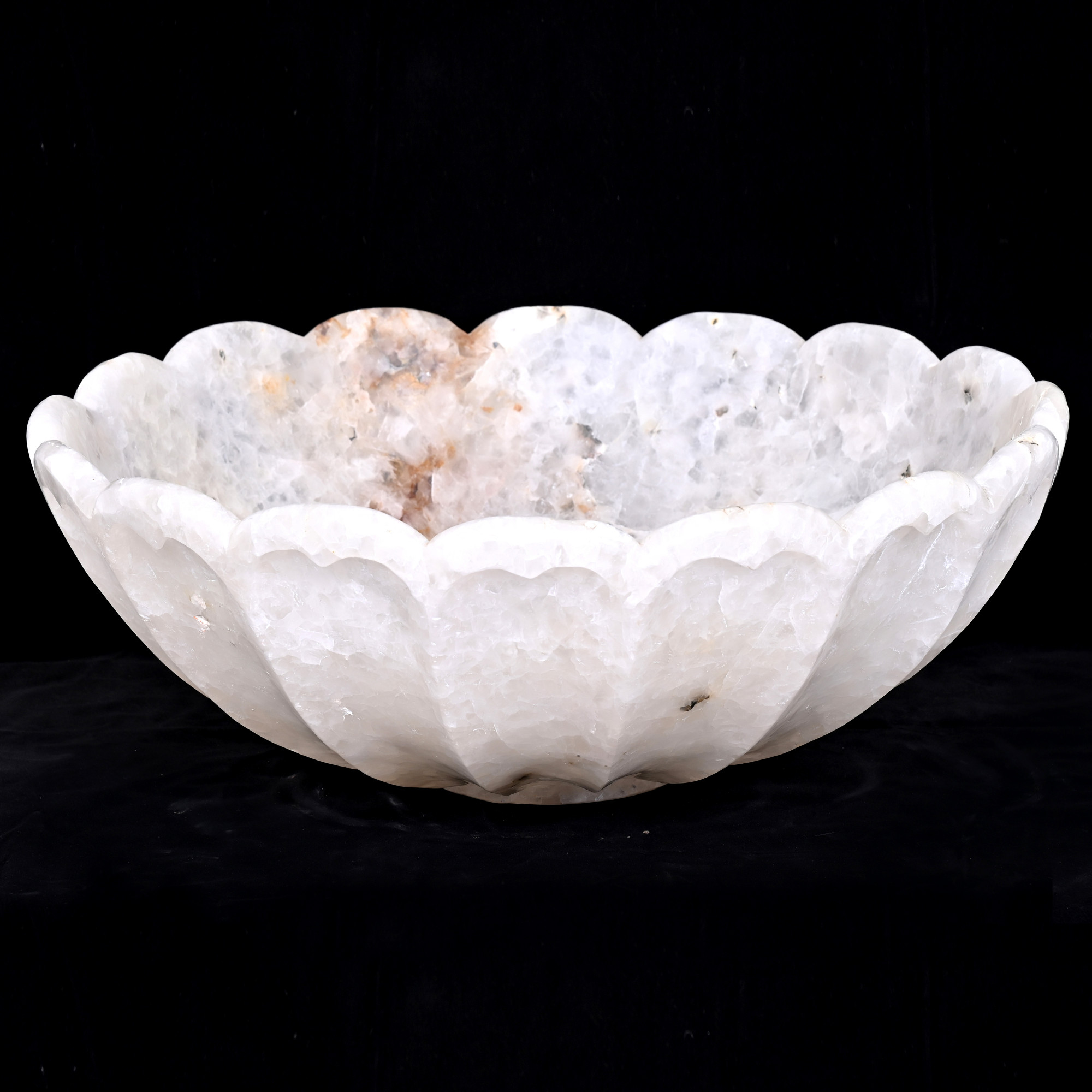 Rock crystal bowl