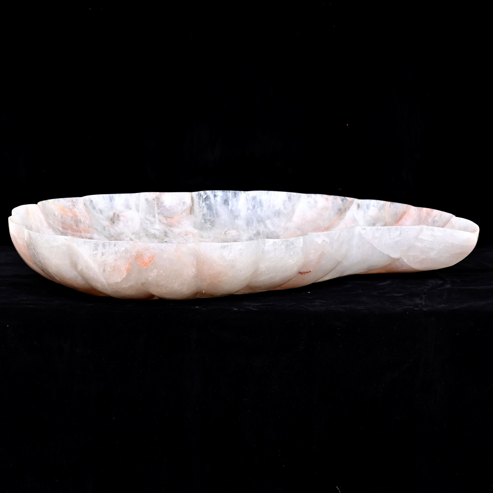 Rock crystal bowl