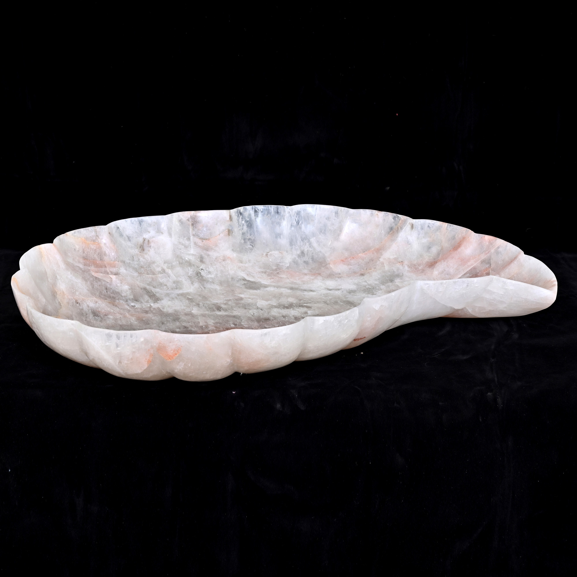 Rock crystal bowl