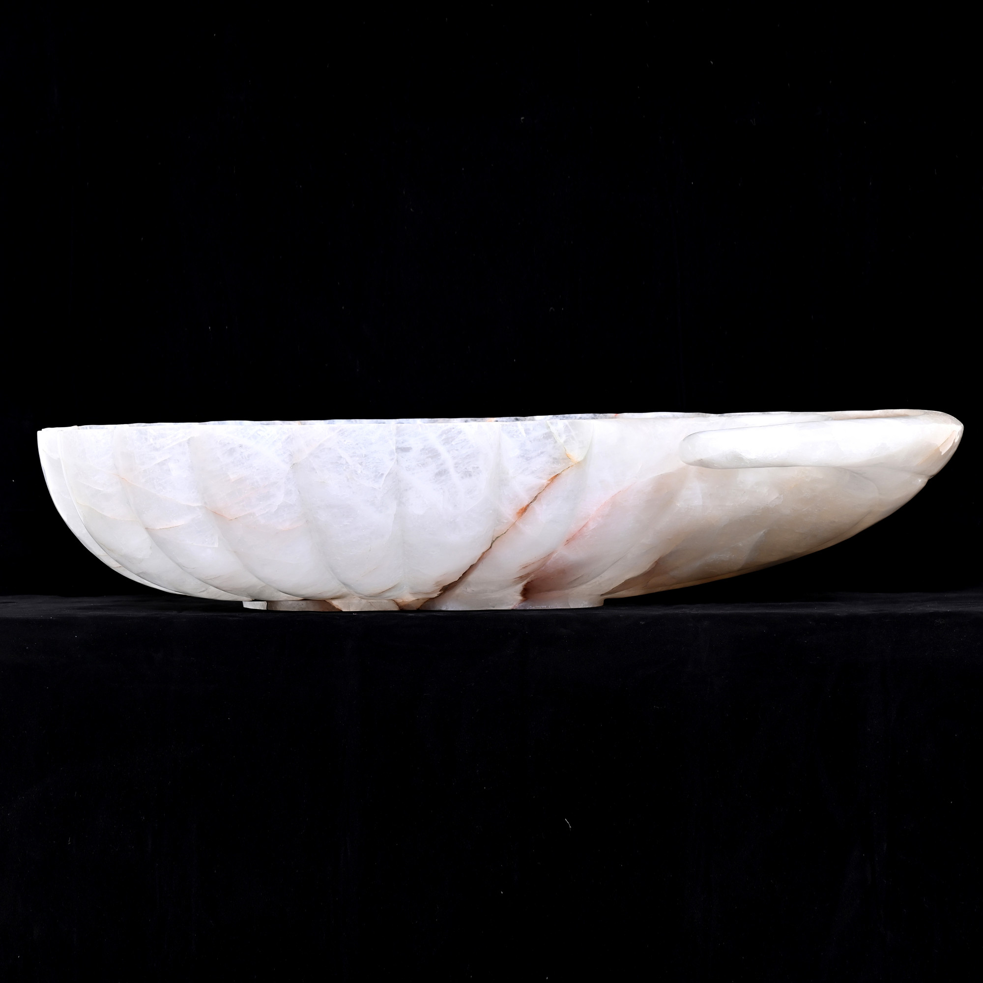 Rock crystal bowl