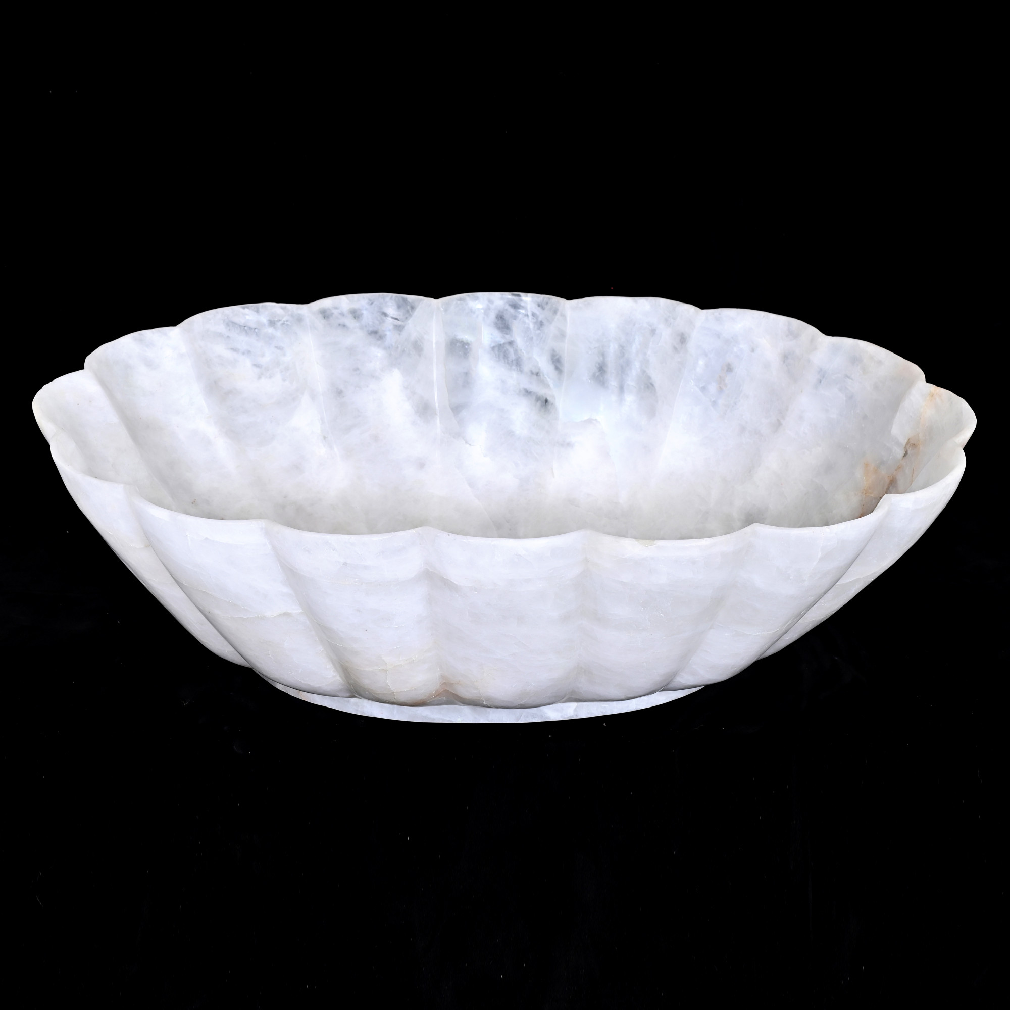 Rock crystal bowl