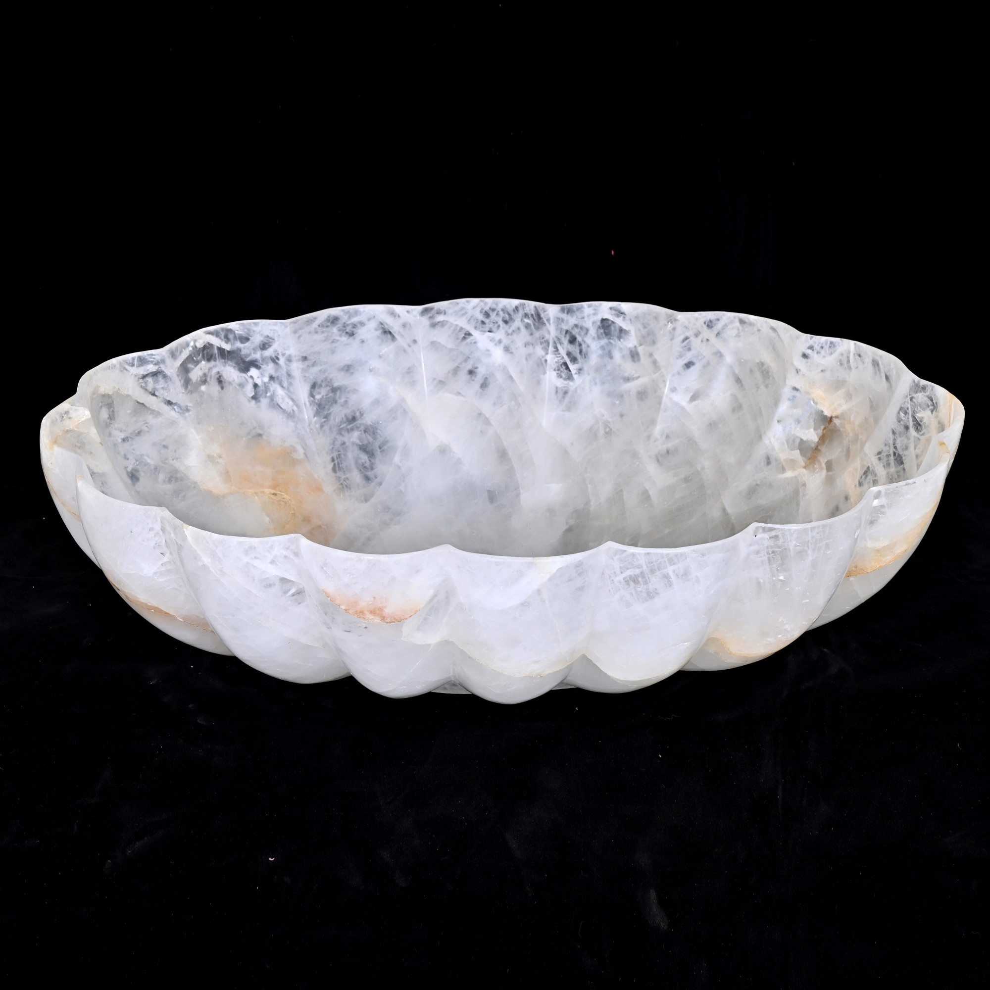 Rock crystal bowl