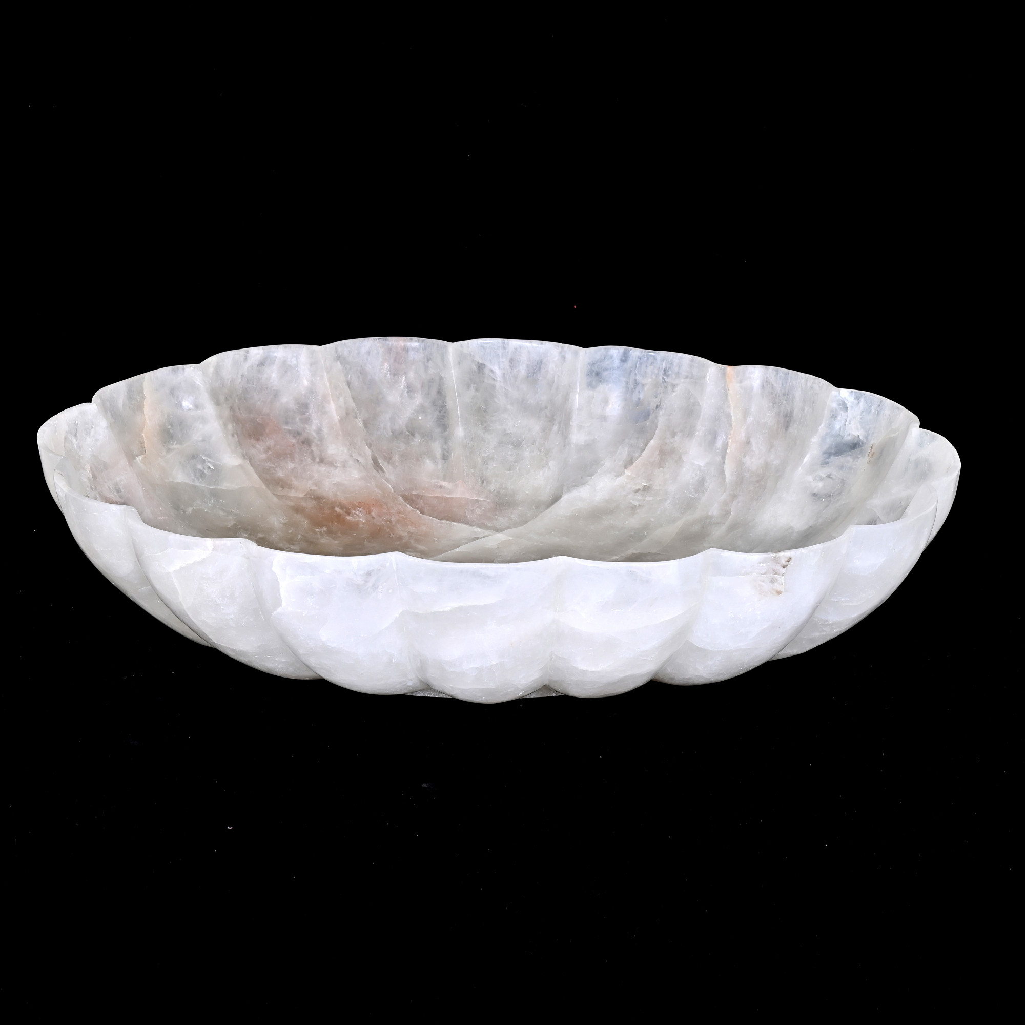 Rock crystal bowl