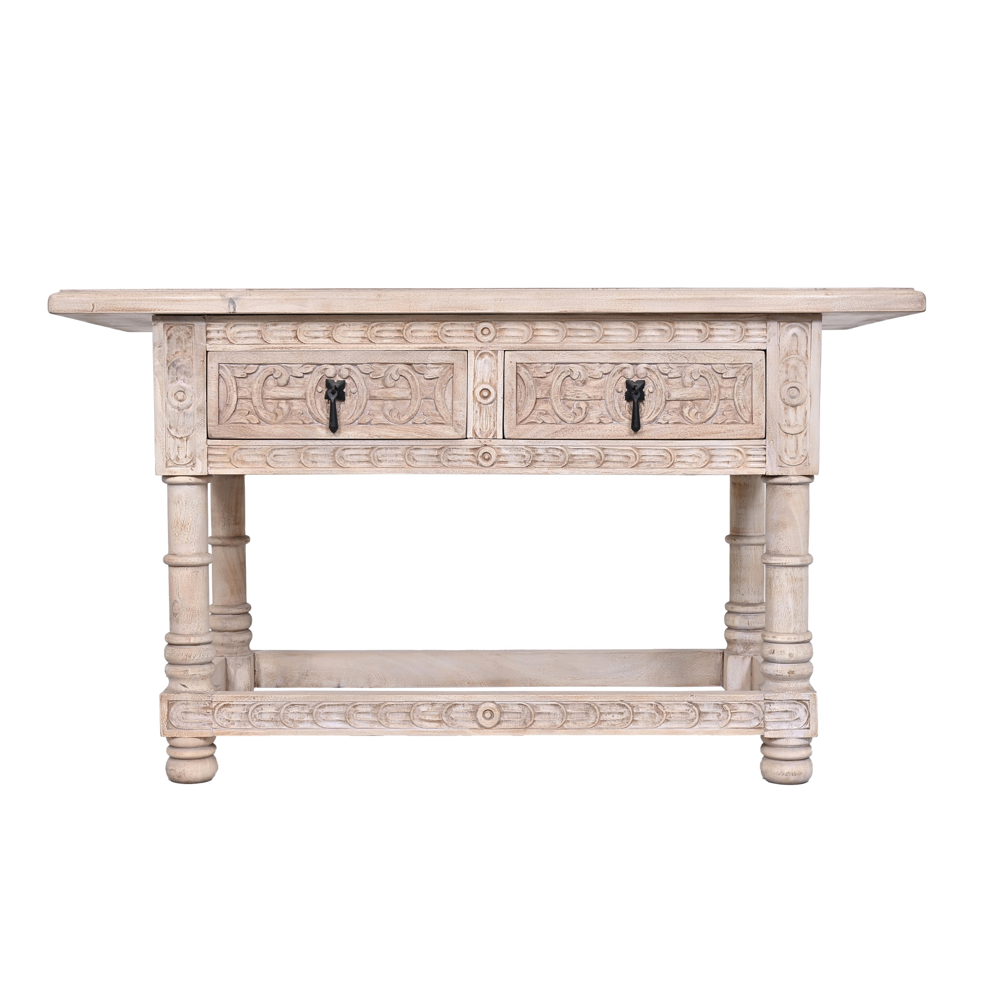 Spanish carved console