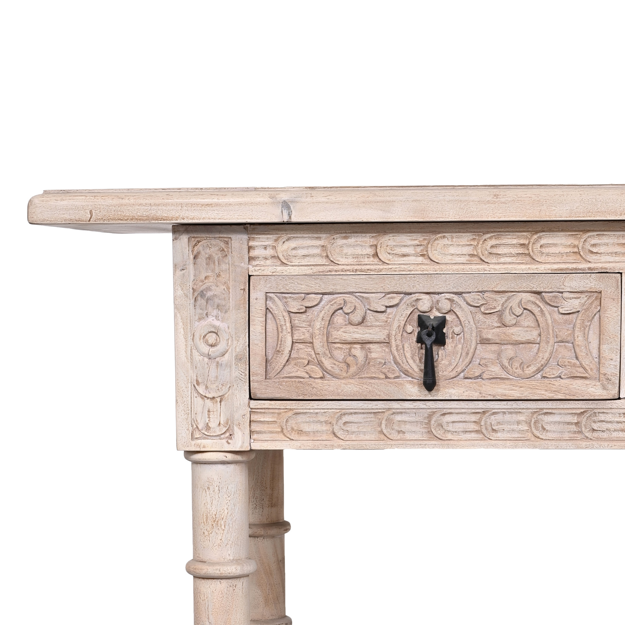 Spanish carved console