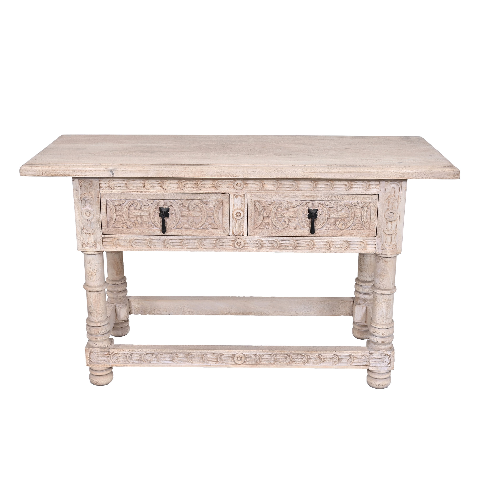 Spanish carved console
