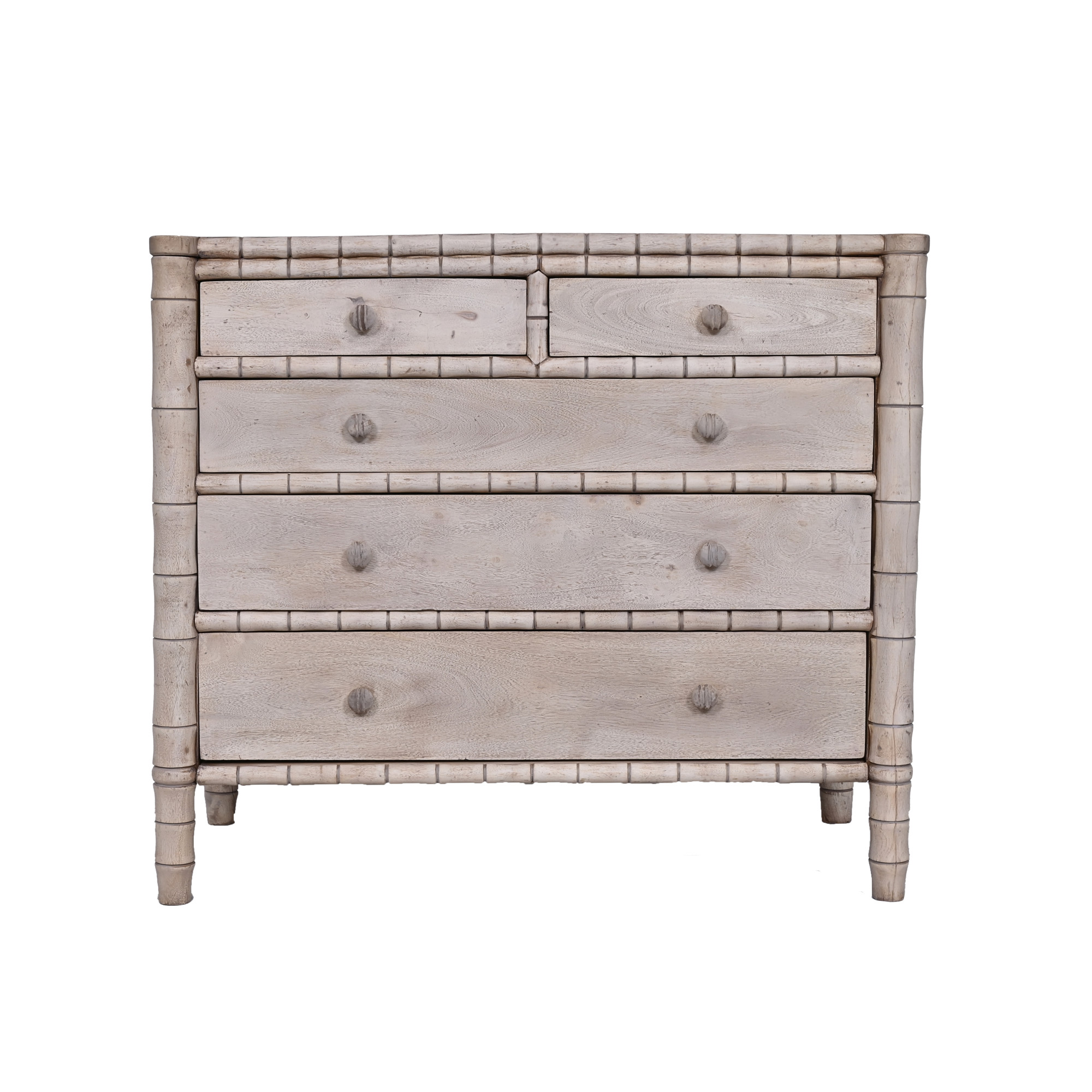 Faux Bamboo wooden Dresser