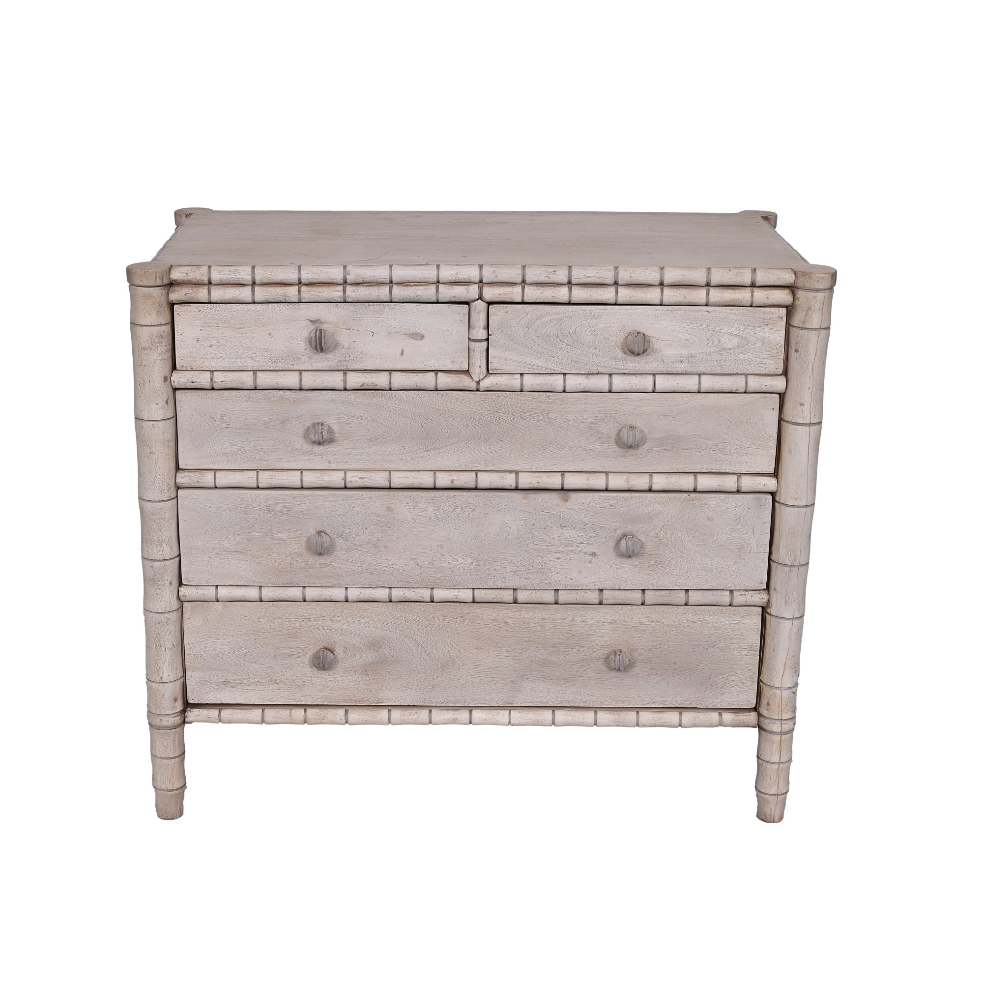 Faux Bamboo wooden Dresser