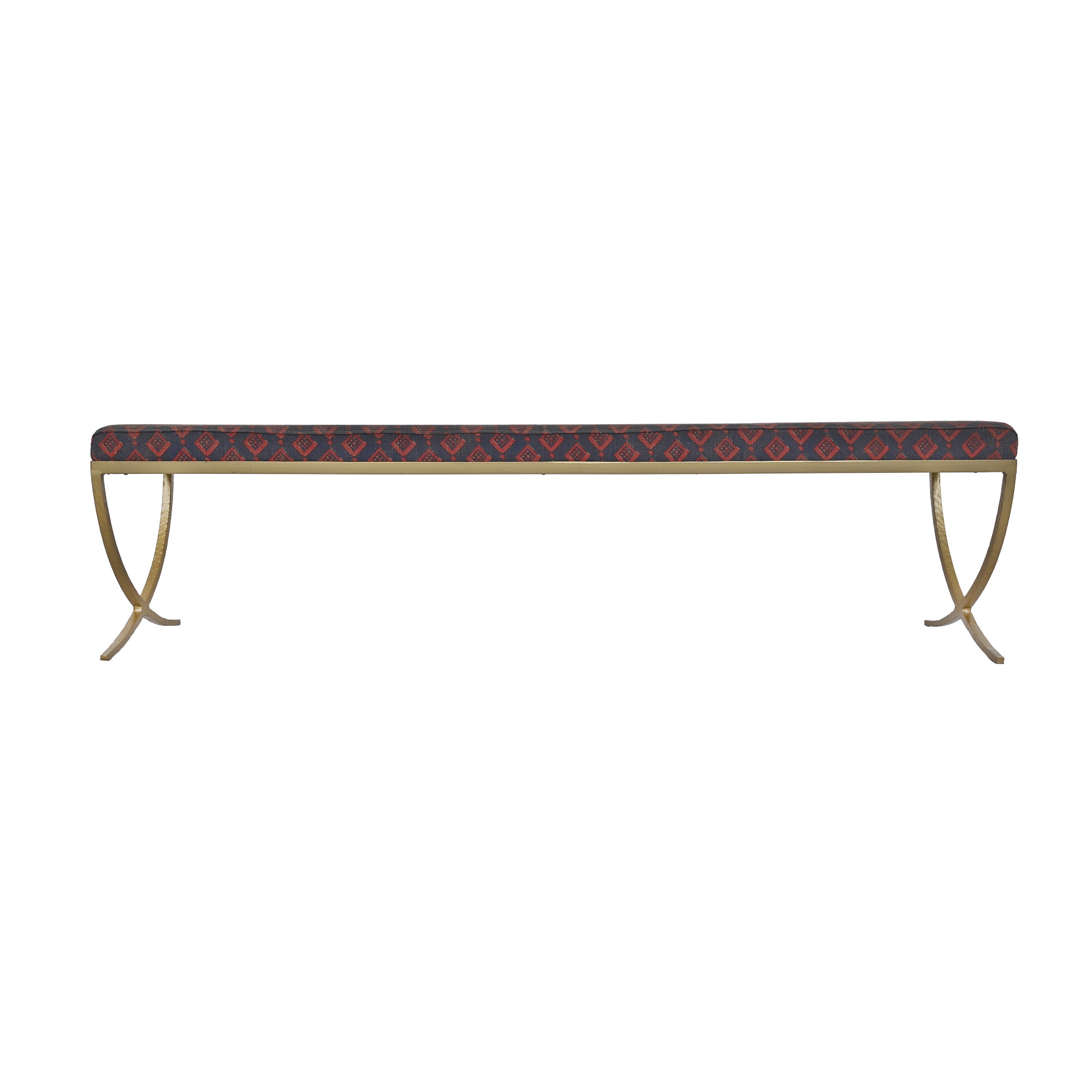 Iron geometric bench