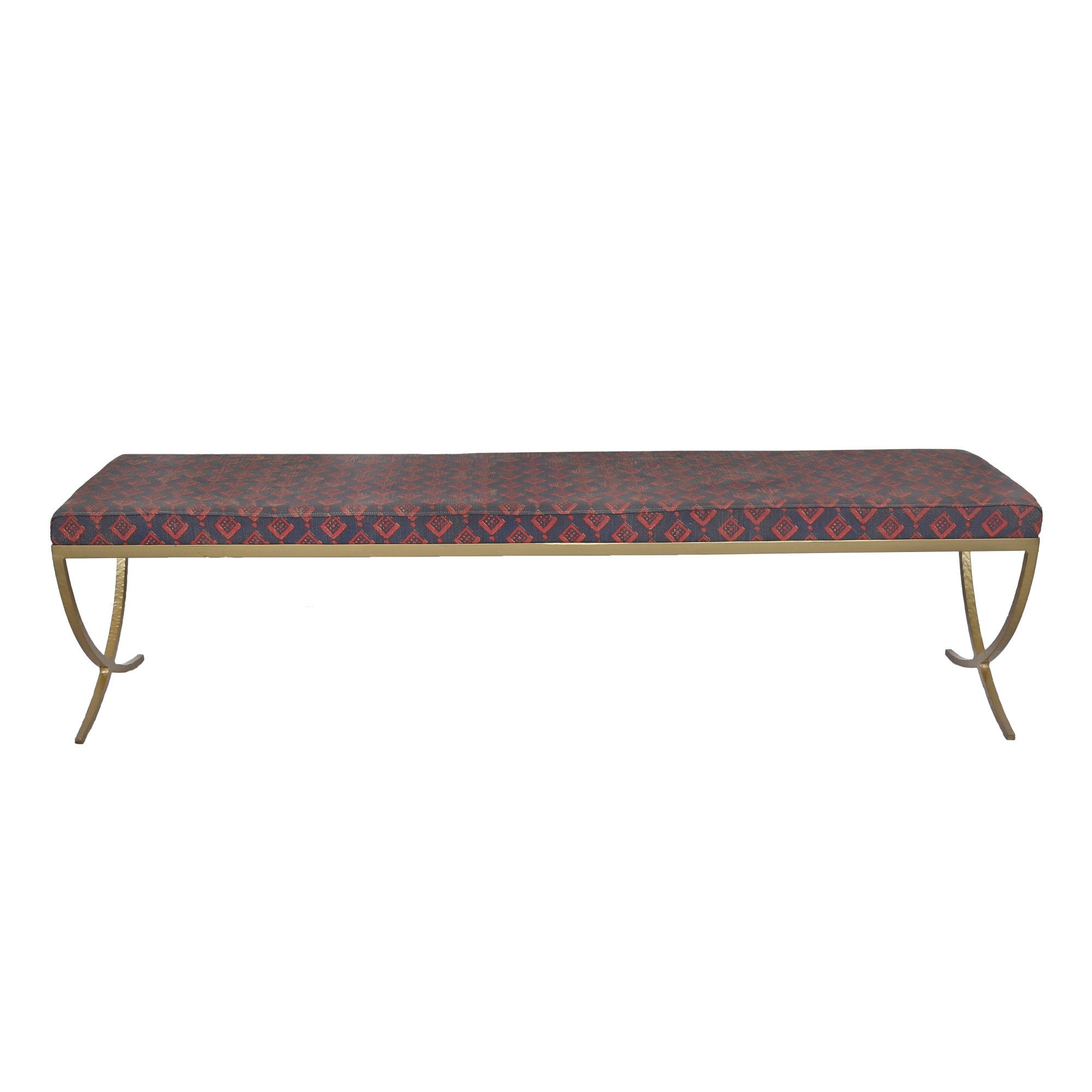 Iron geometric bench