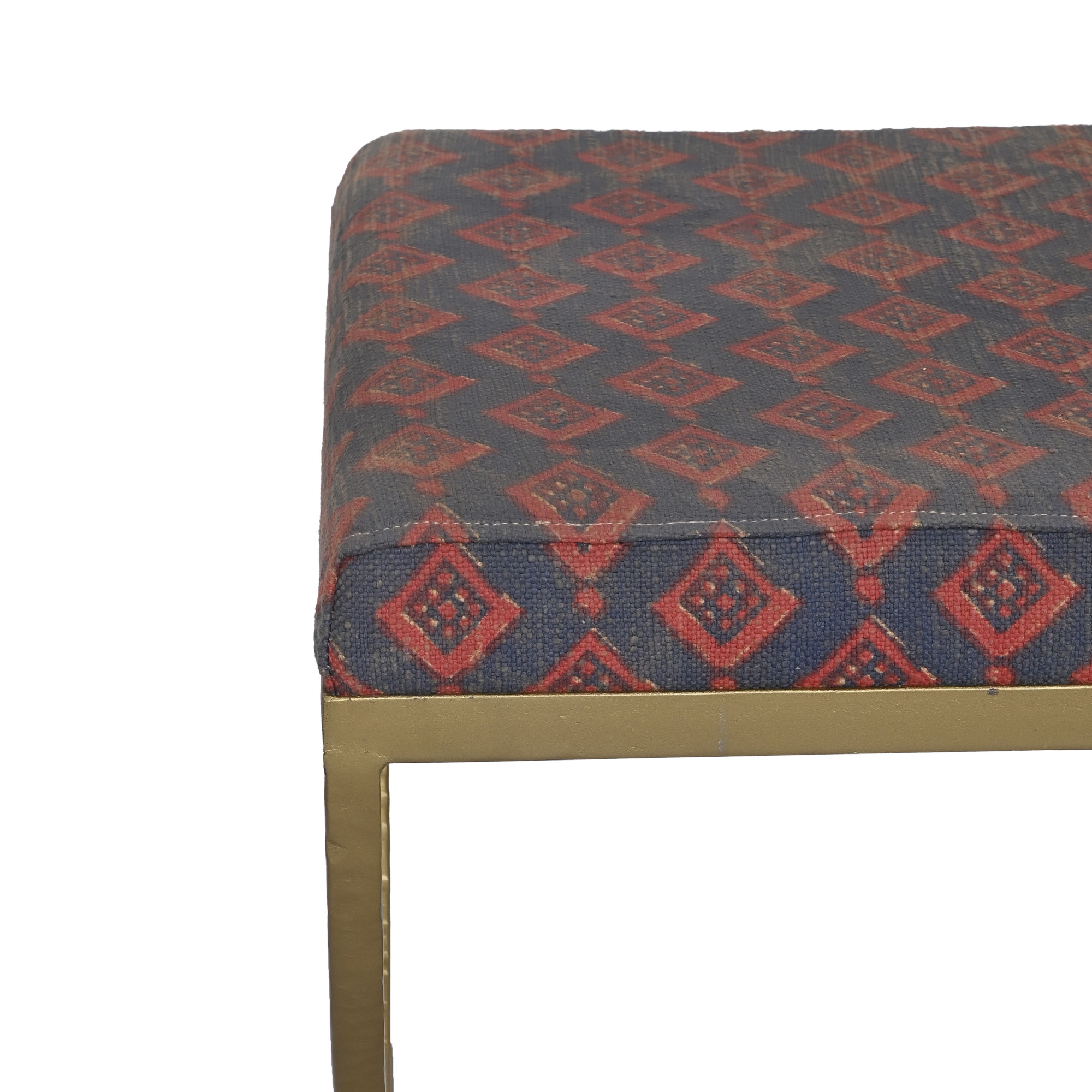 Iron geometric bench