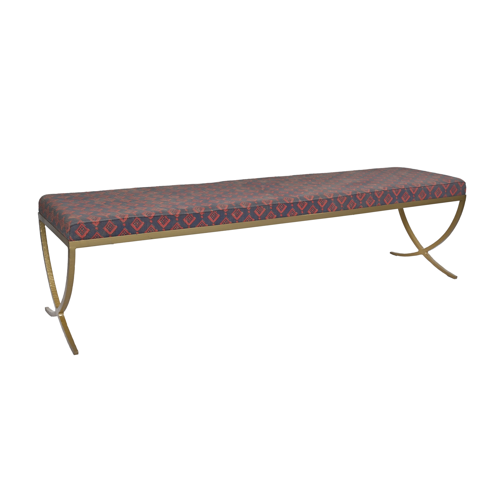 Iron geometric bench
