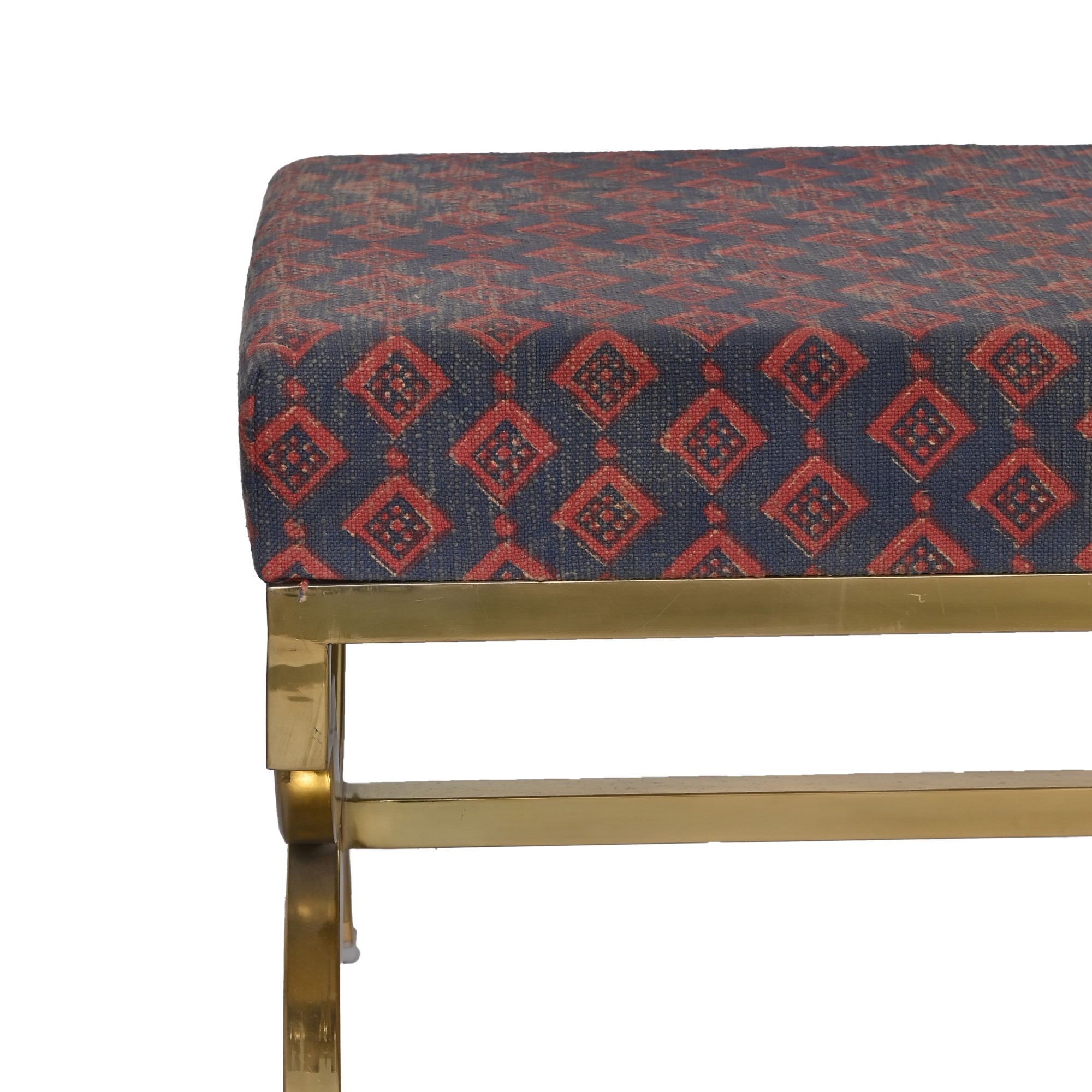 Modern geometric bench