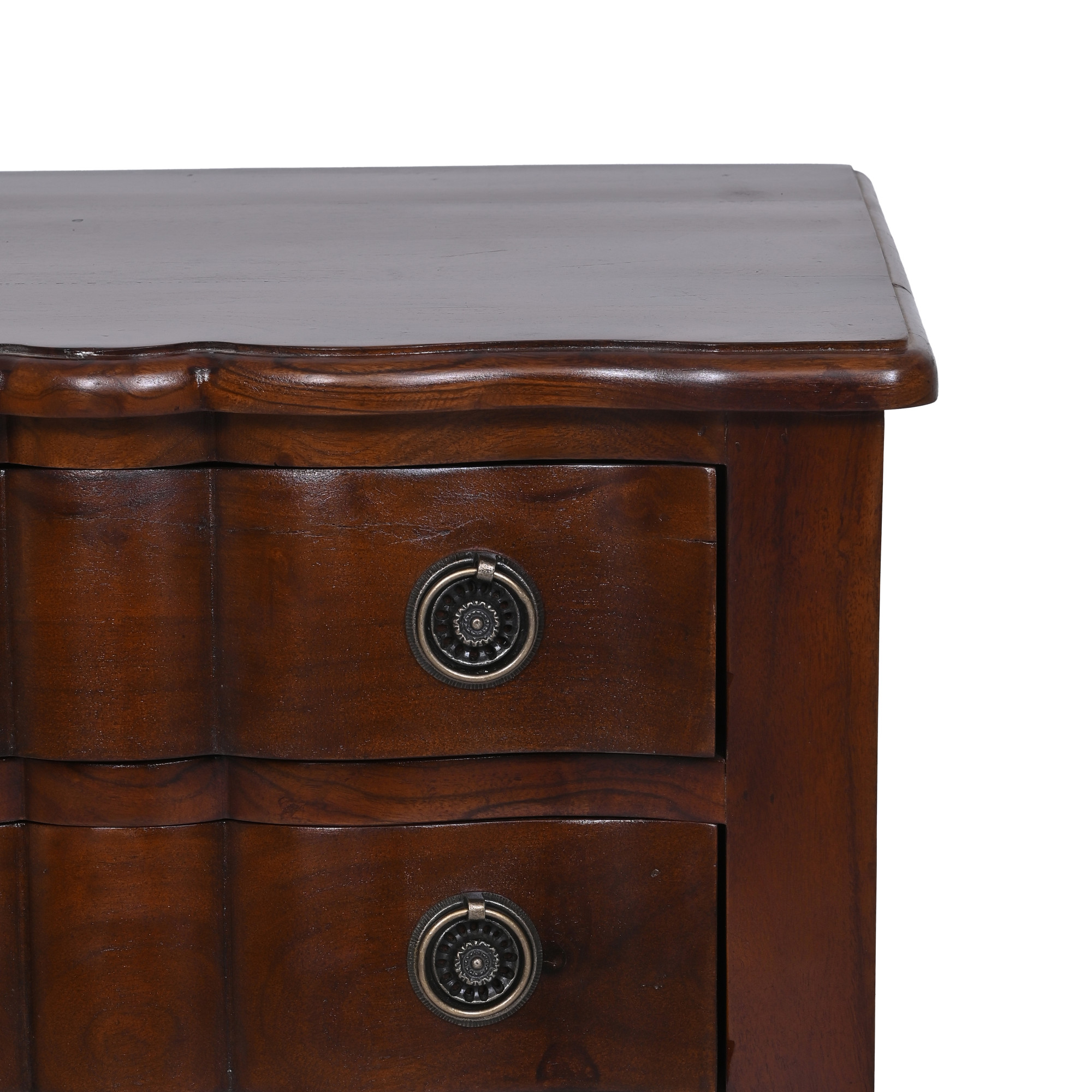 Sophie three drawer bedside table