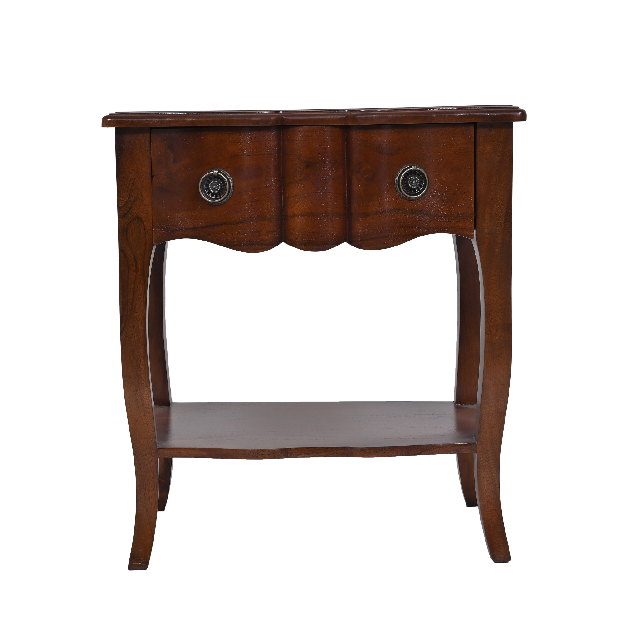 French Classic Wooden Bedside Table