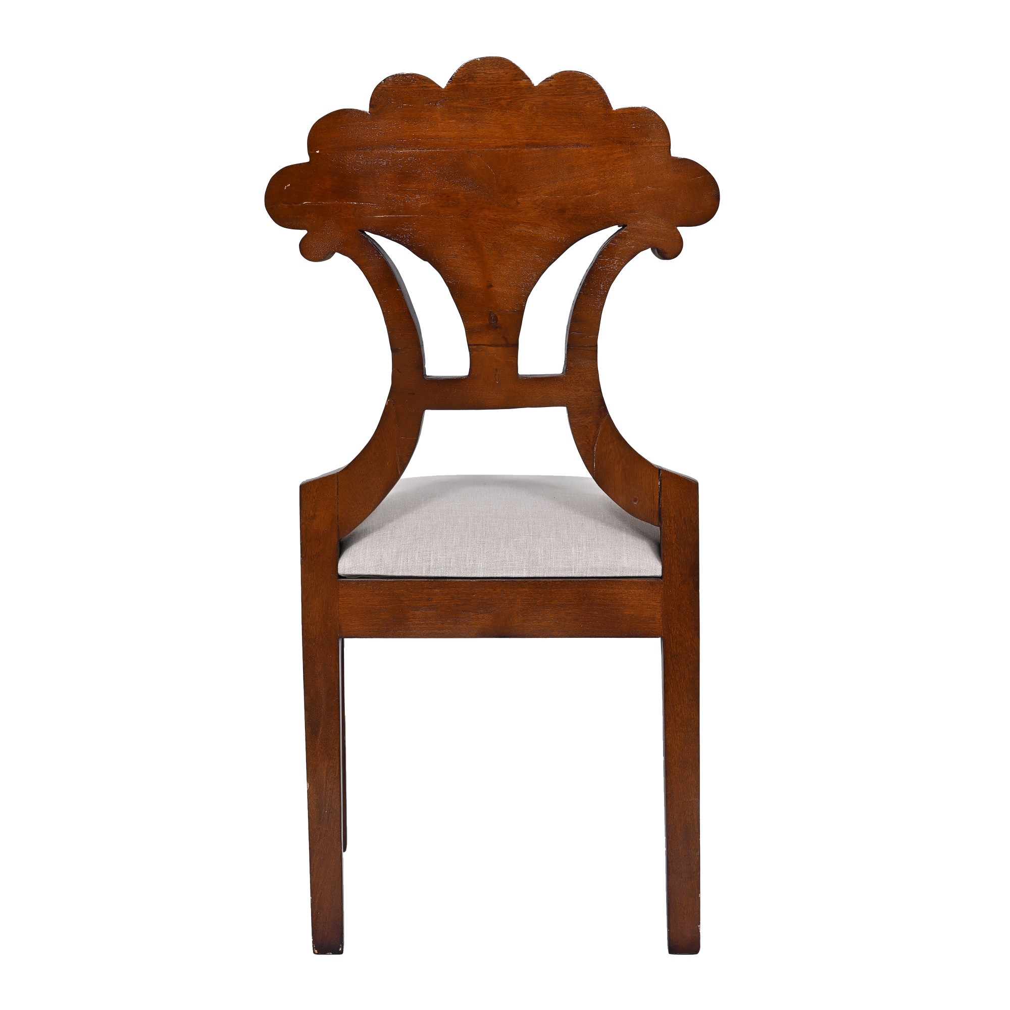 Floral-Back Accent Dining Chair
