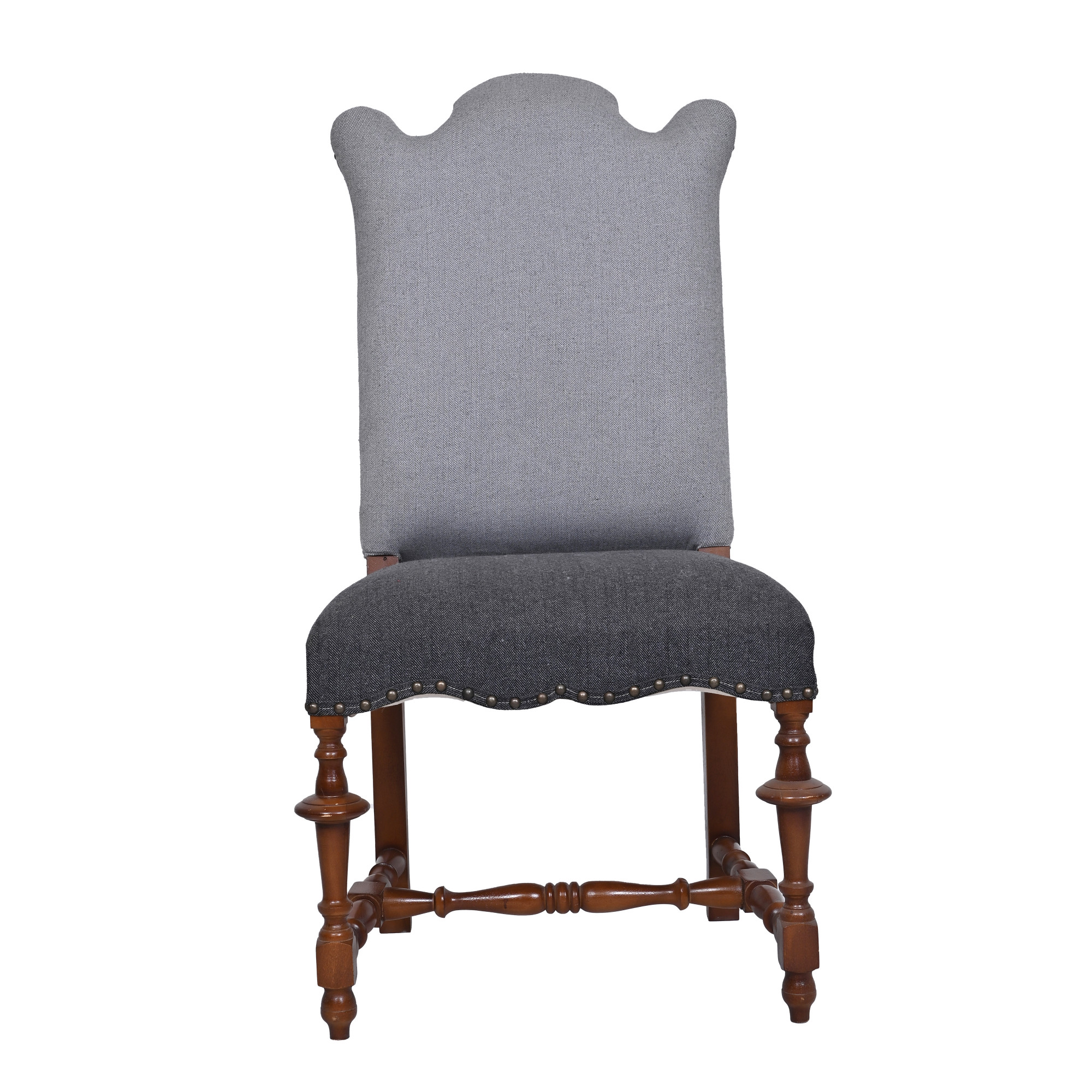 English carved dining chair - Walnut