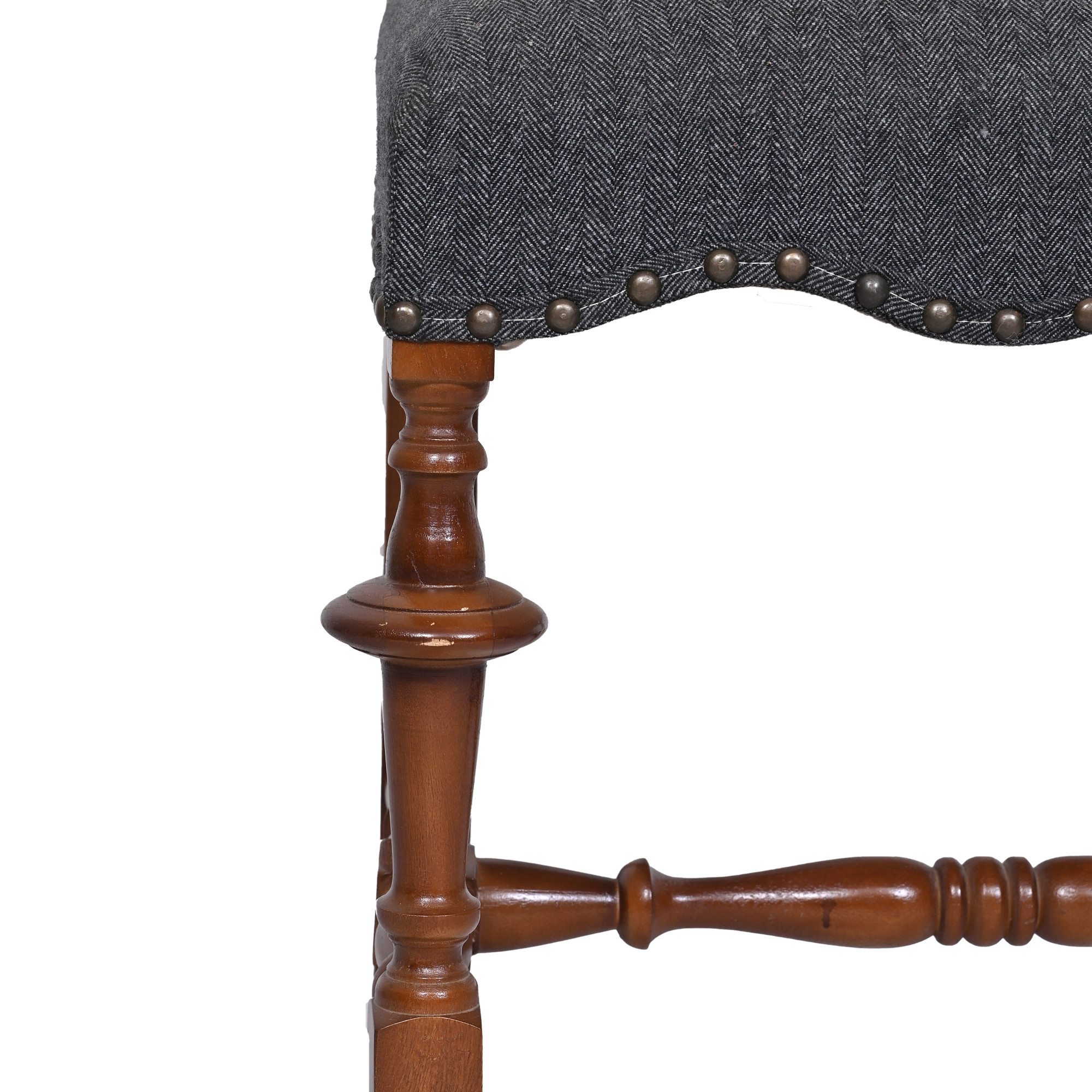 English carved dining chair - Walnut