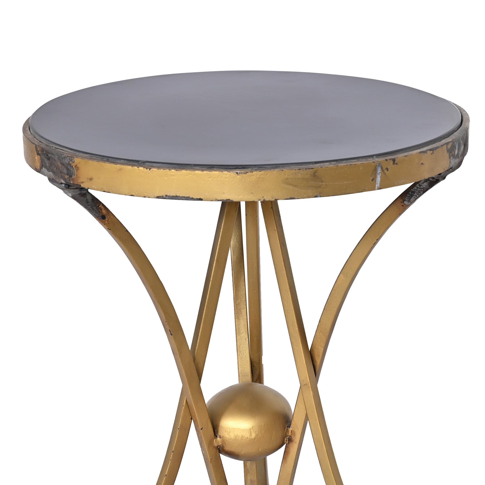Elegant Gold Accent Side Table