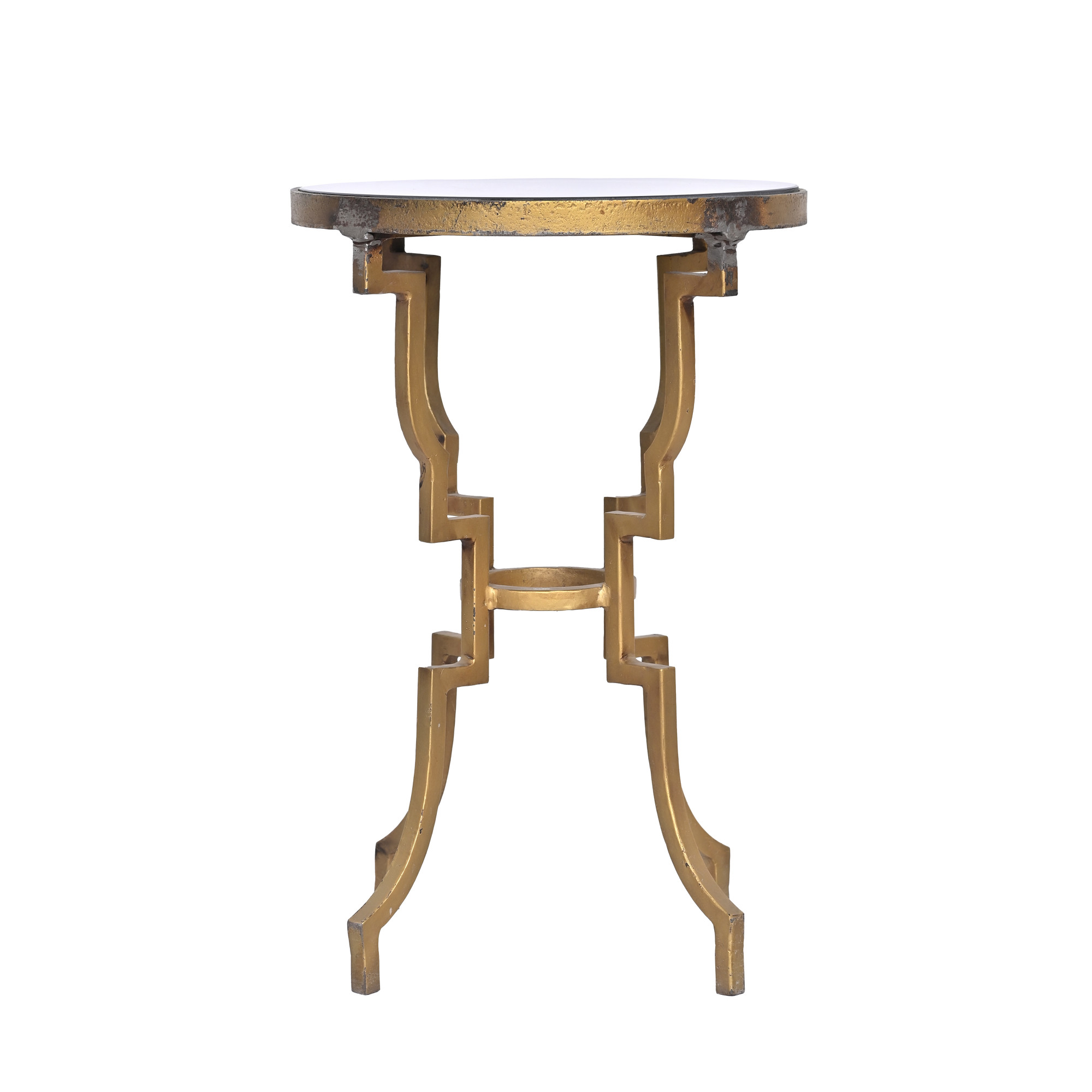 Semi-precious top side table