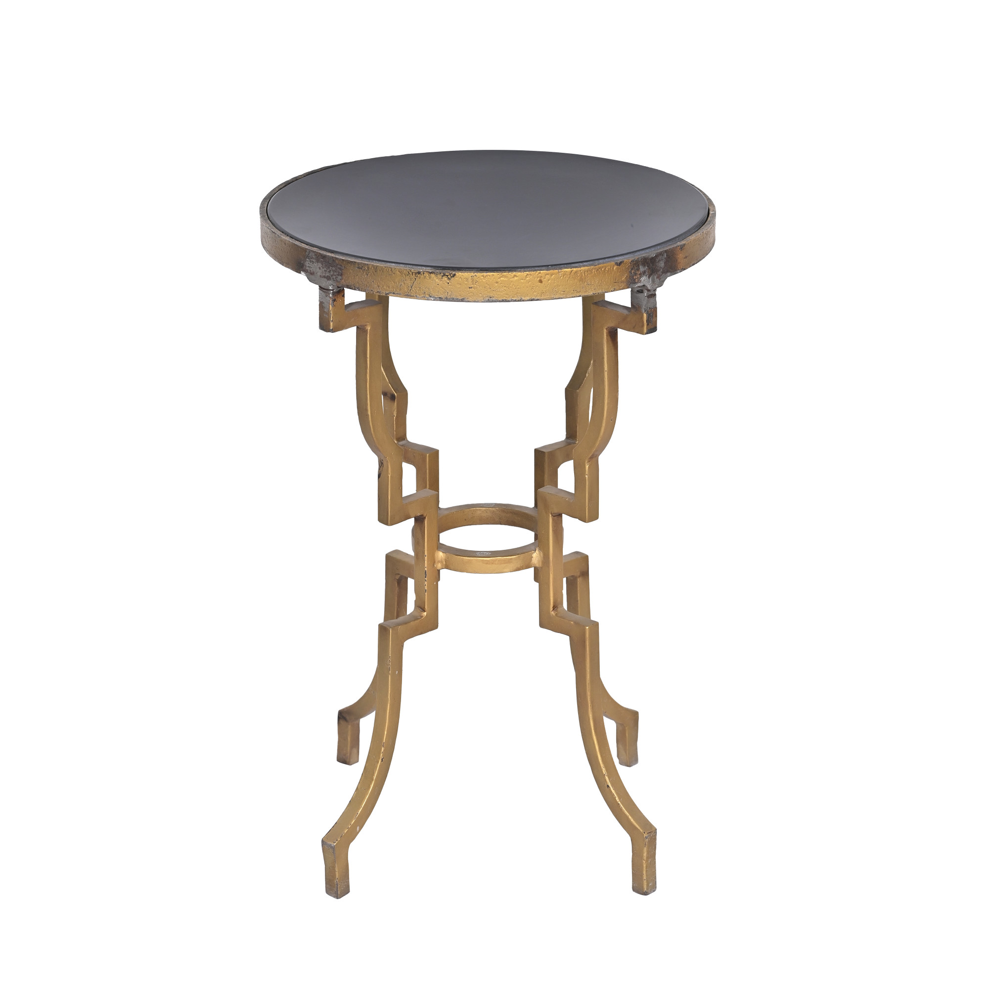 Semi-precious top side table