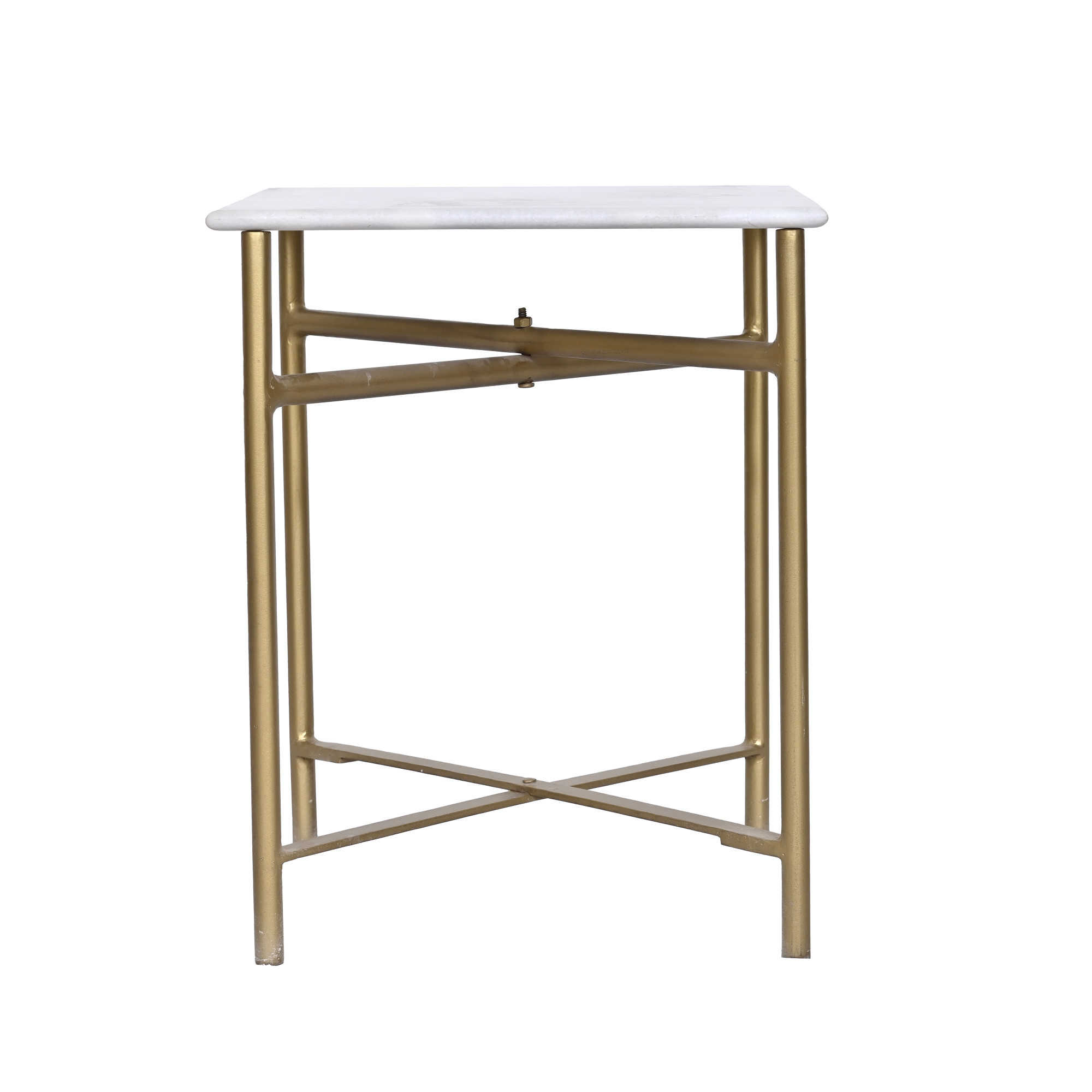 Modern Gold Accent Side Table