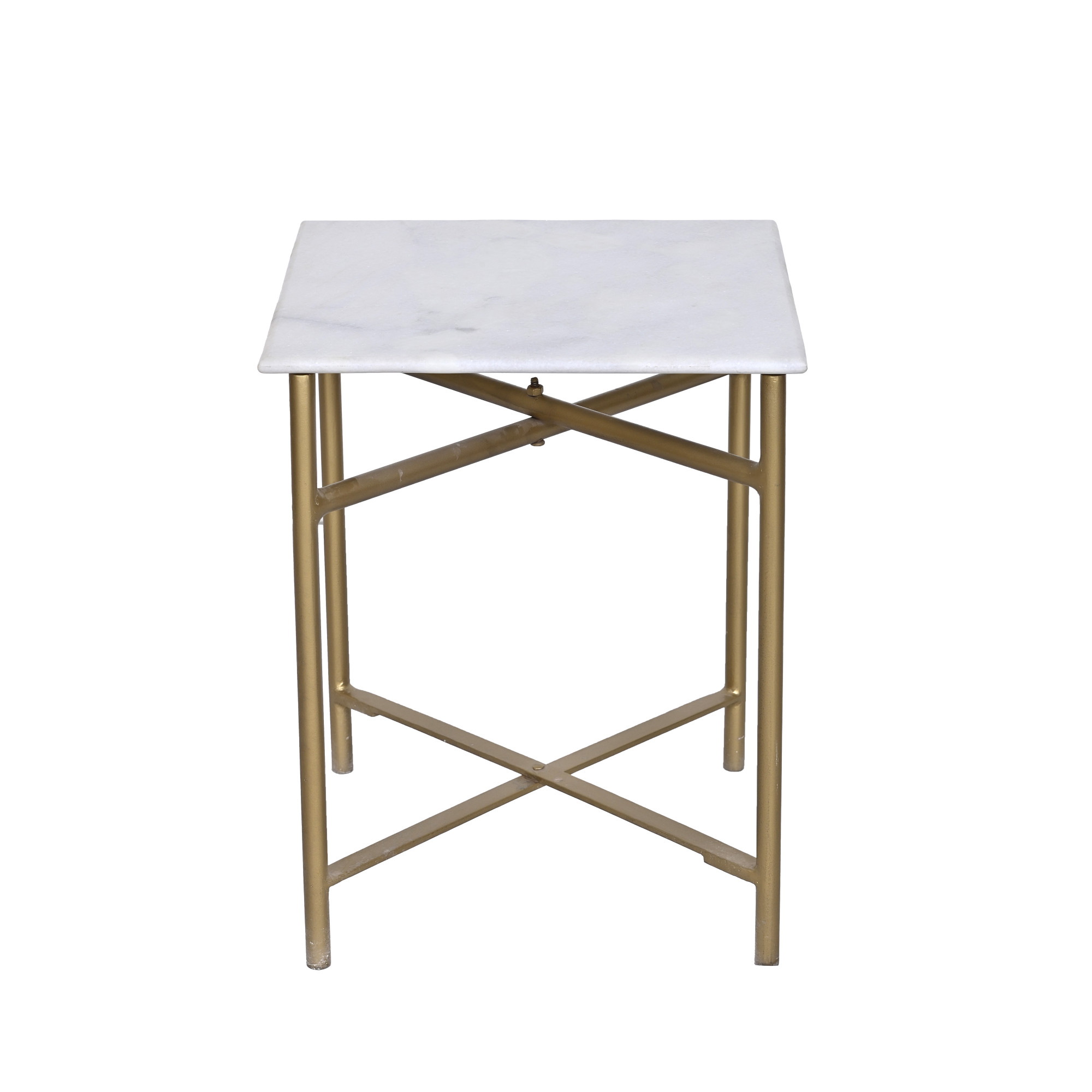 Modern Gold Accent Side Table