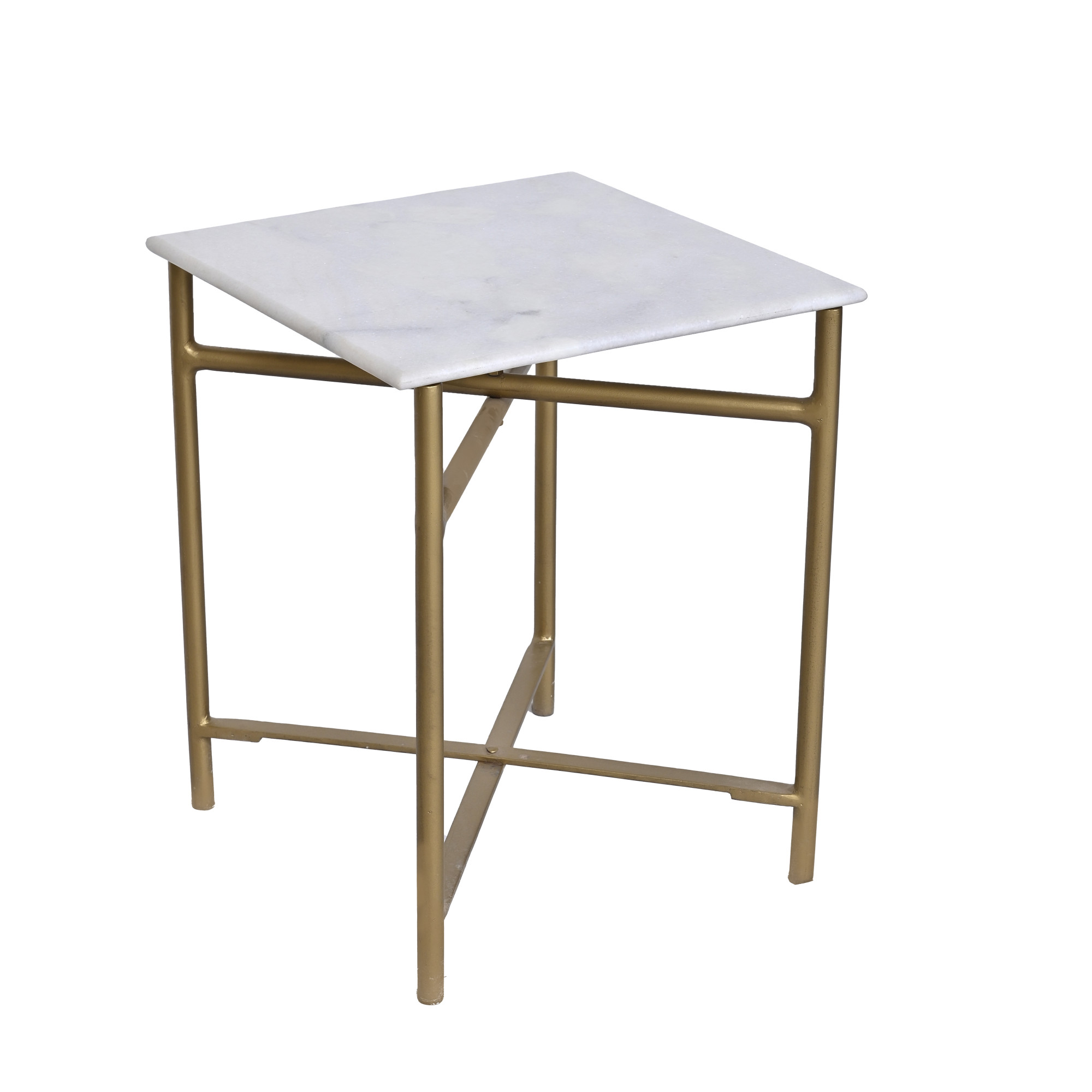 Modern Gold Accent Side Table