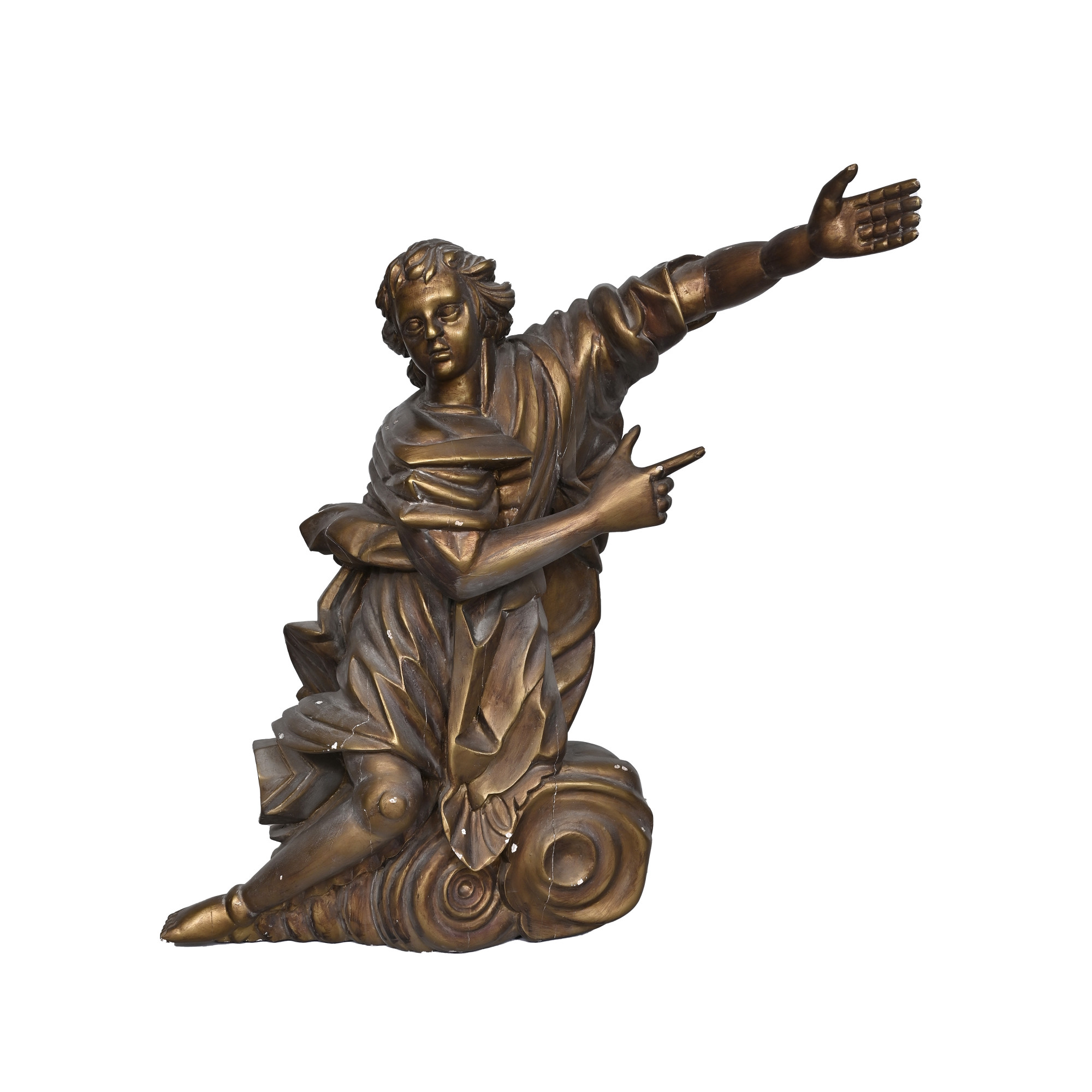 Wooden Catherine figurine