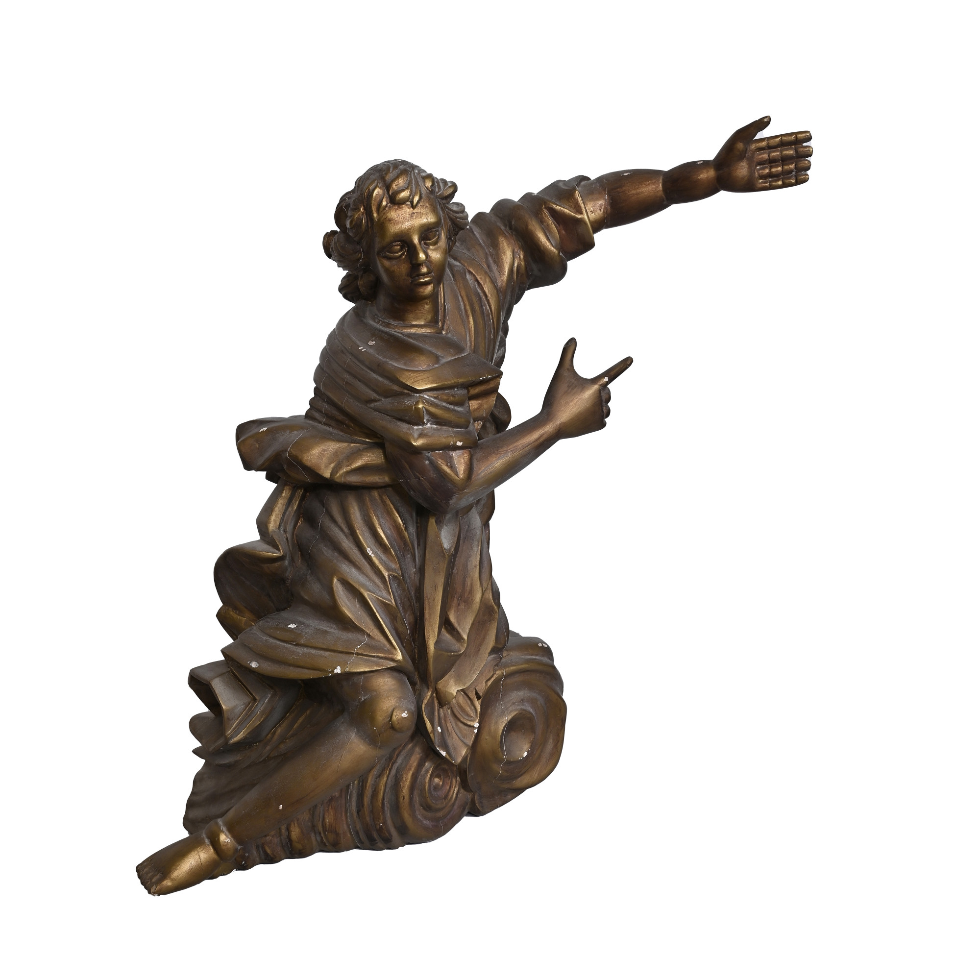 Wooden Catherine figurine