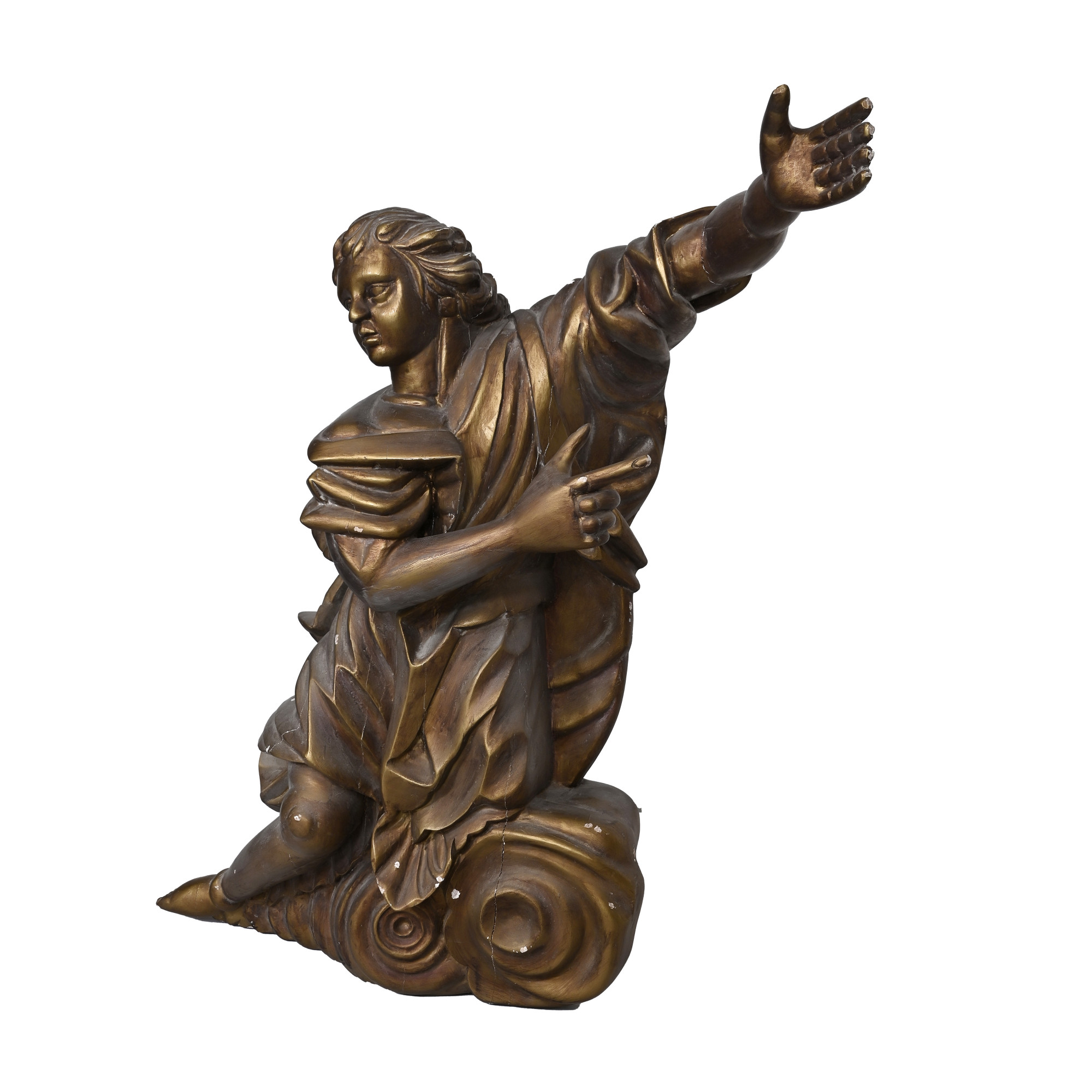 Wooden Catherine figurine