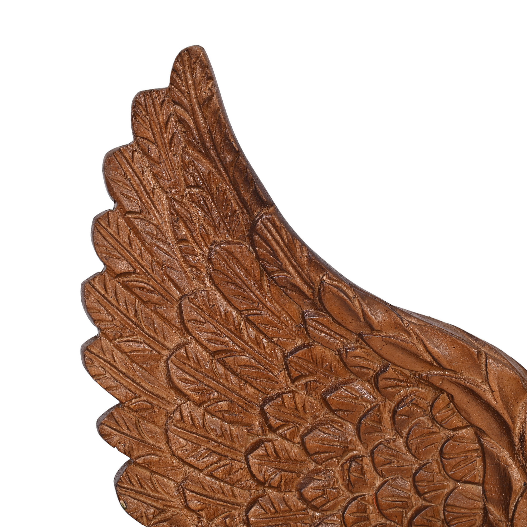 Wooden angle wing