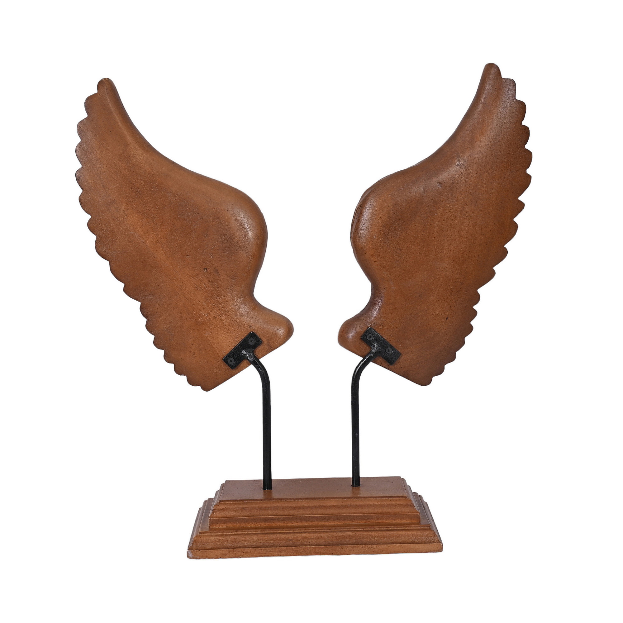 Wooden angle wing