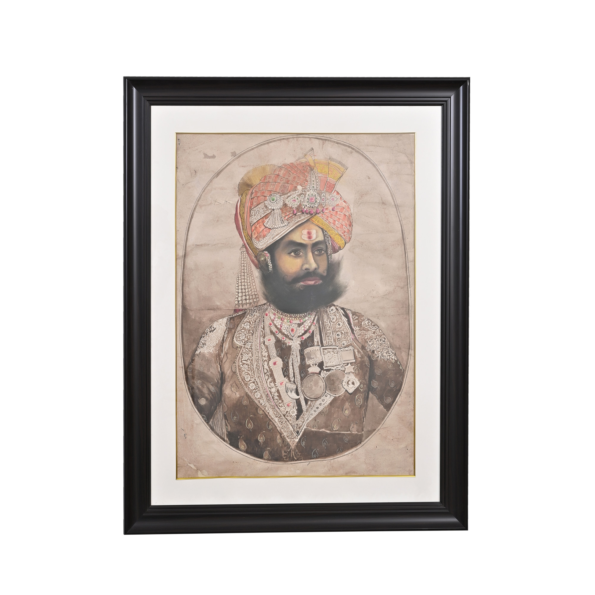 King water colour painting-